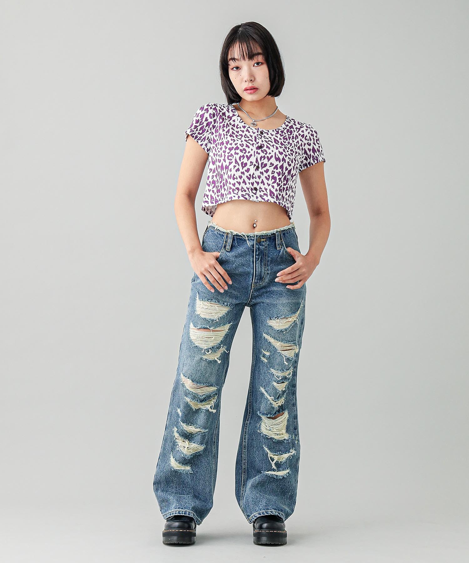 model　H:161cm 着用サイズ:M