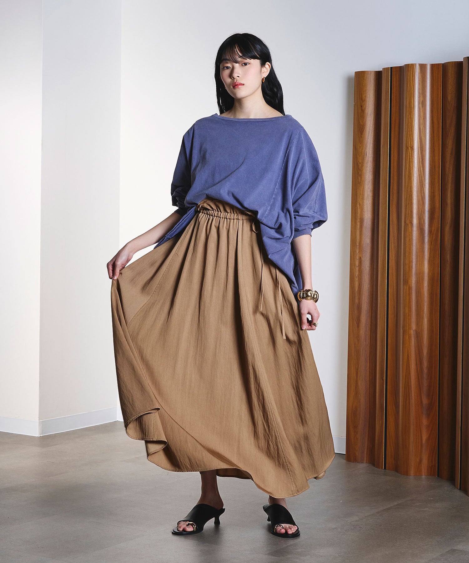 model:169cm 着用サイズ:M