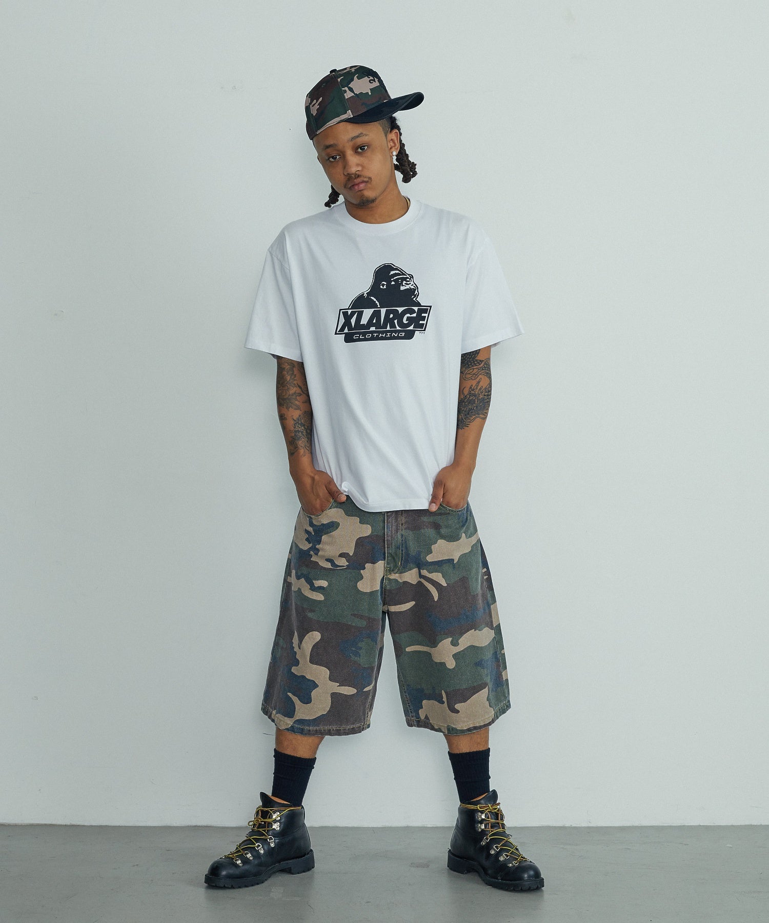 WASHED SHORT PANTS