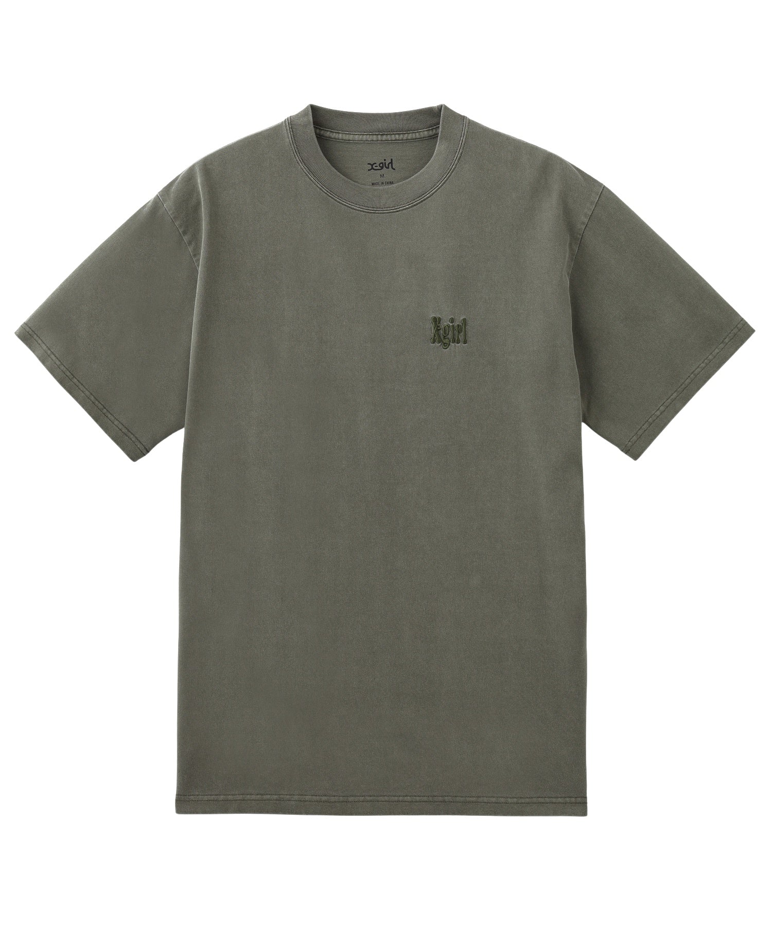 PIGMENT DYED HEART AND LOGO S/S TEE