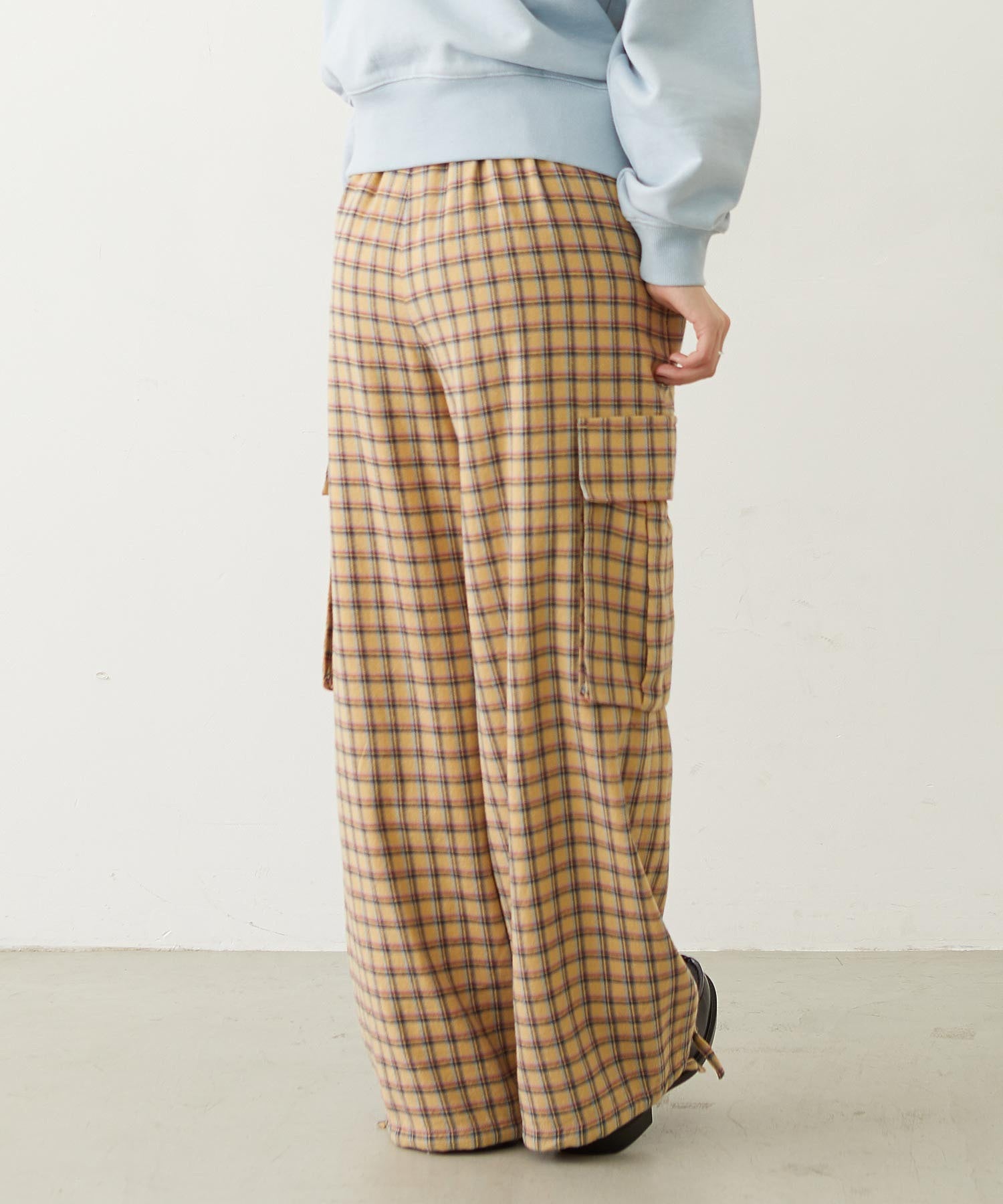 CHECKED CARGO PANTS