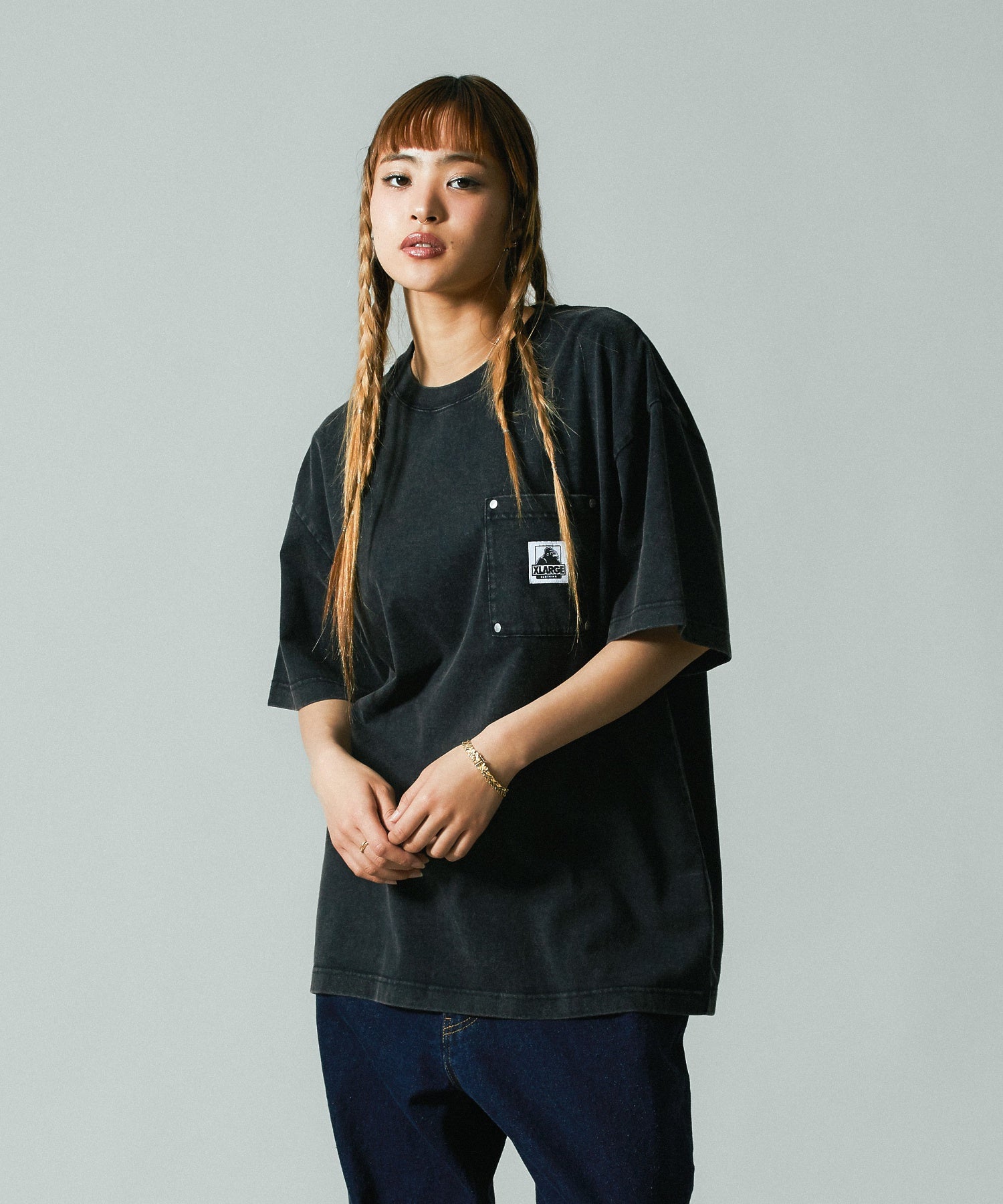 MODEL 身長165cm / 着用サイズ：Lサイズ