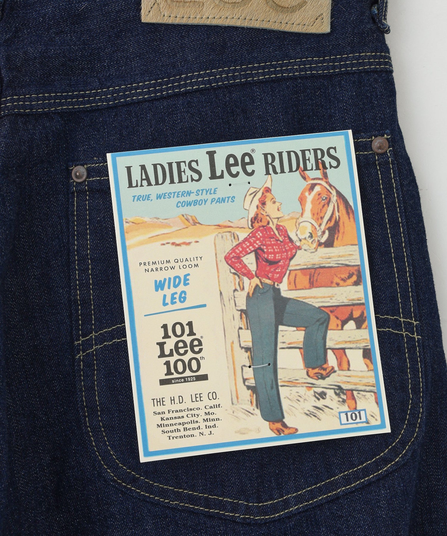 Lee/リー/WMNS RIDERS 101 WIDEPANTS LL1018-100