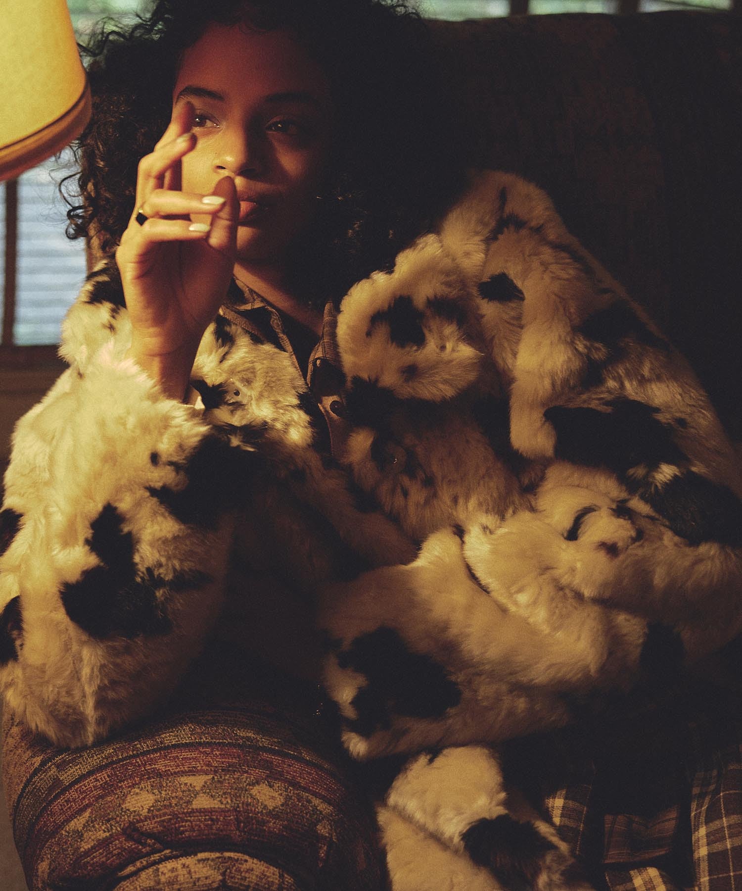 FAUX FUR COAT