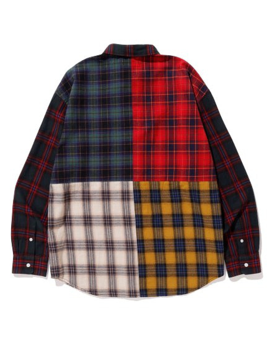 L/S PATCHWORK SHIRT SILAS