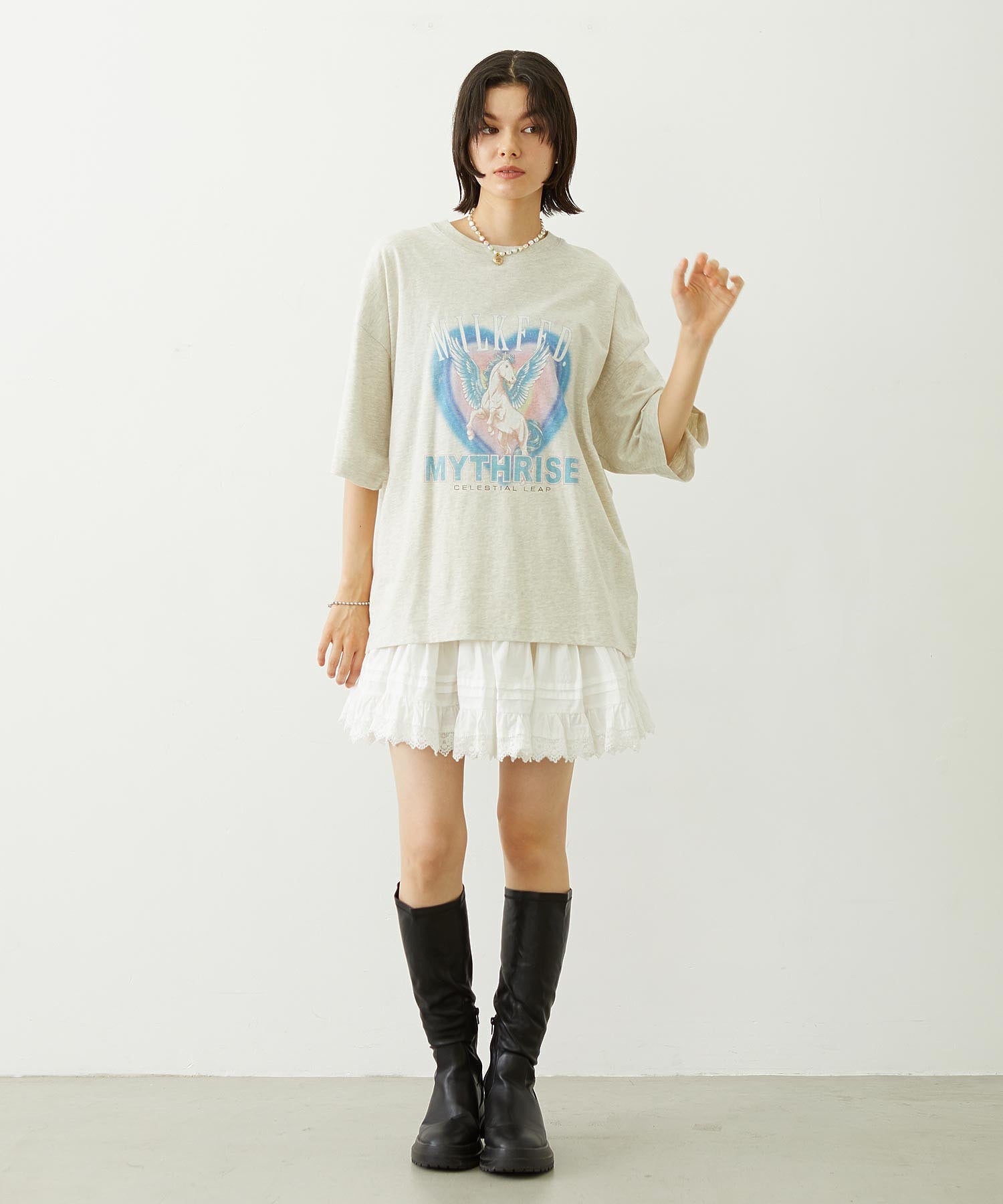 PEGASUS HEART WIDE S/S TEE