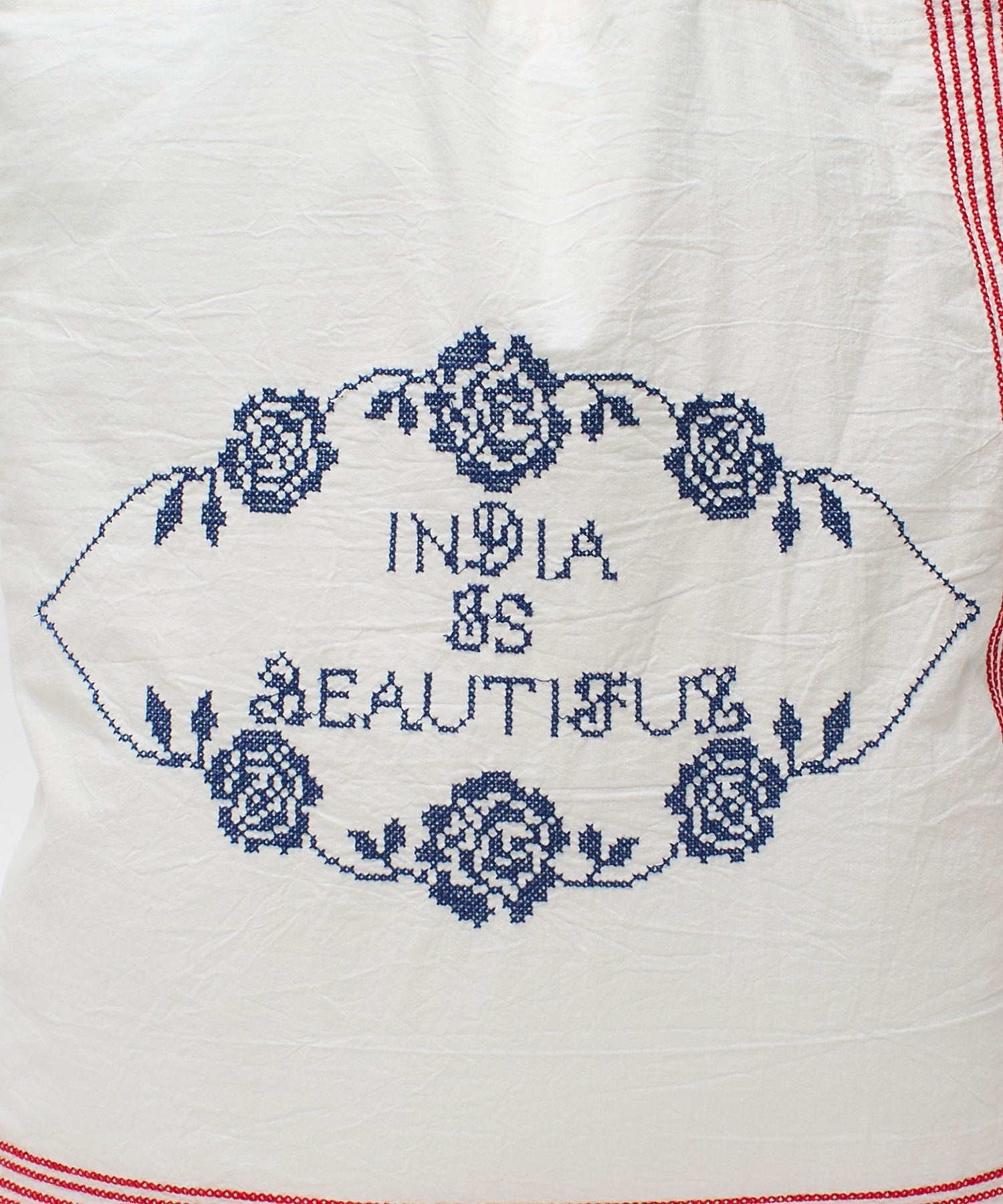 【ROSE BUD別注】INDIA IS BEAUTIFUL/EMBROIDERED TOTE BAG