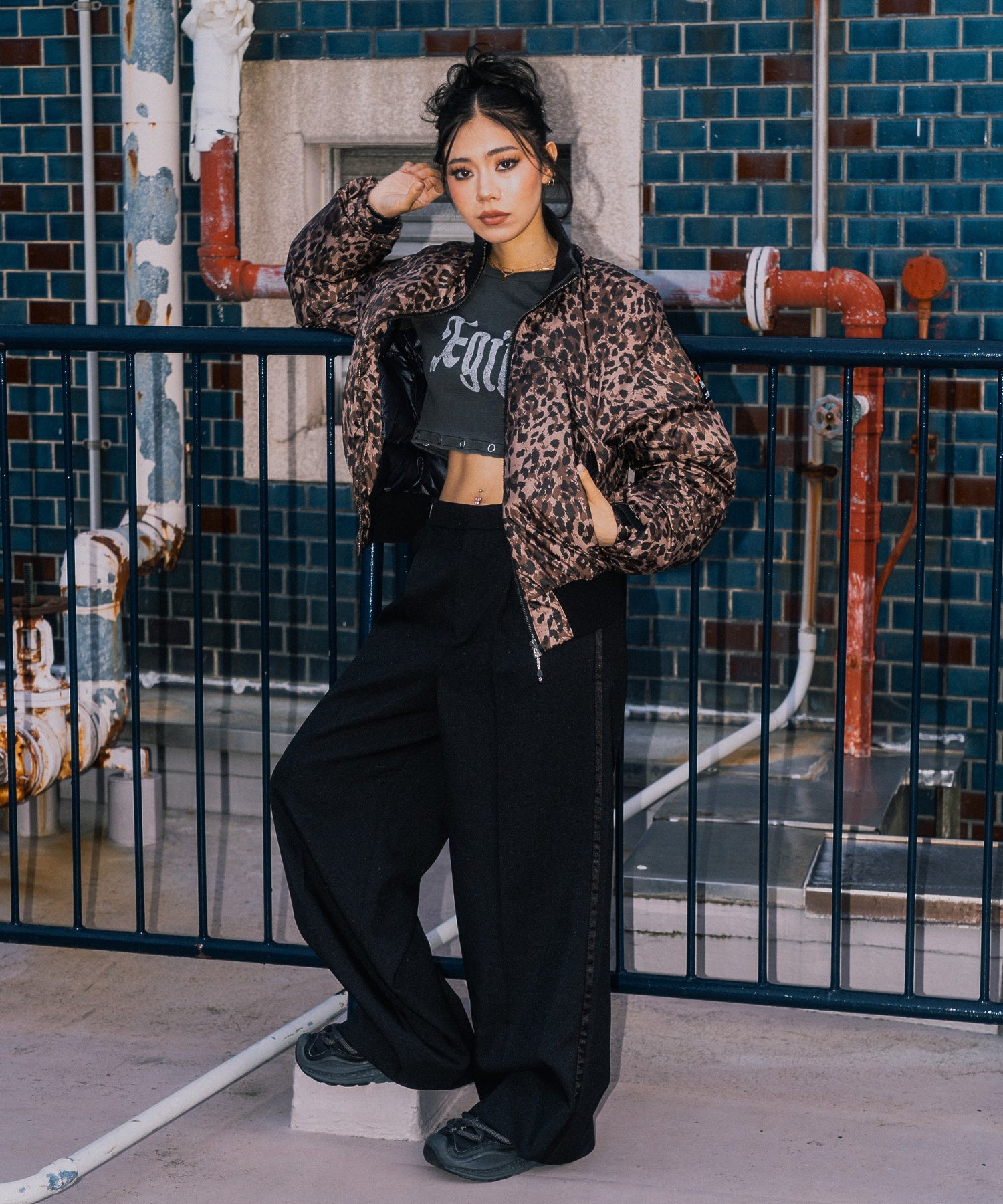 X-girl × NANGA PUFFER JACKET