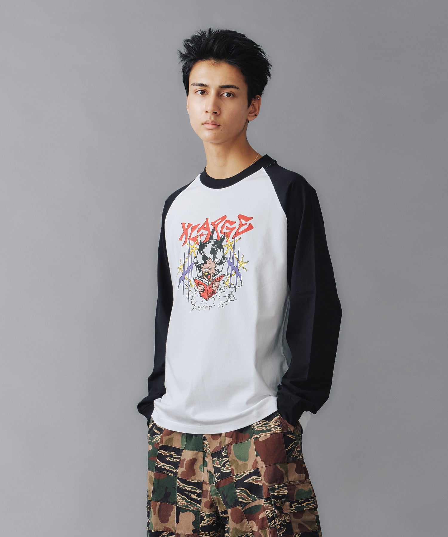 MODEL 身長183cm / 着用サイズ：Lサイズ