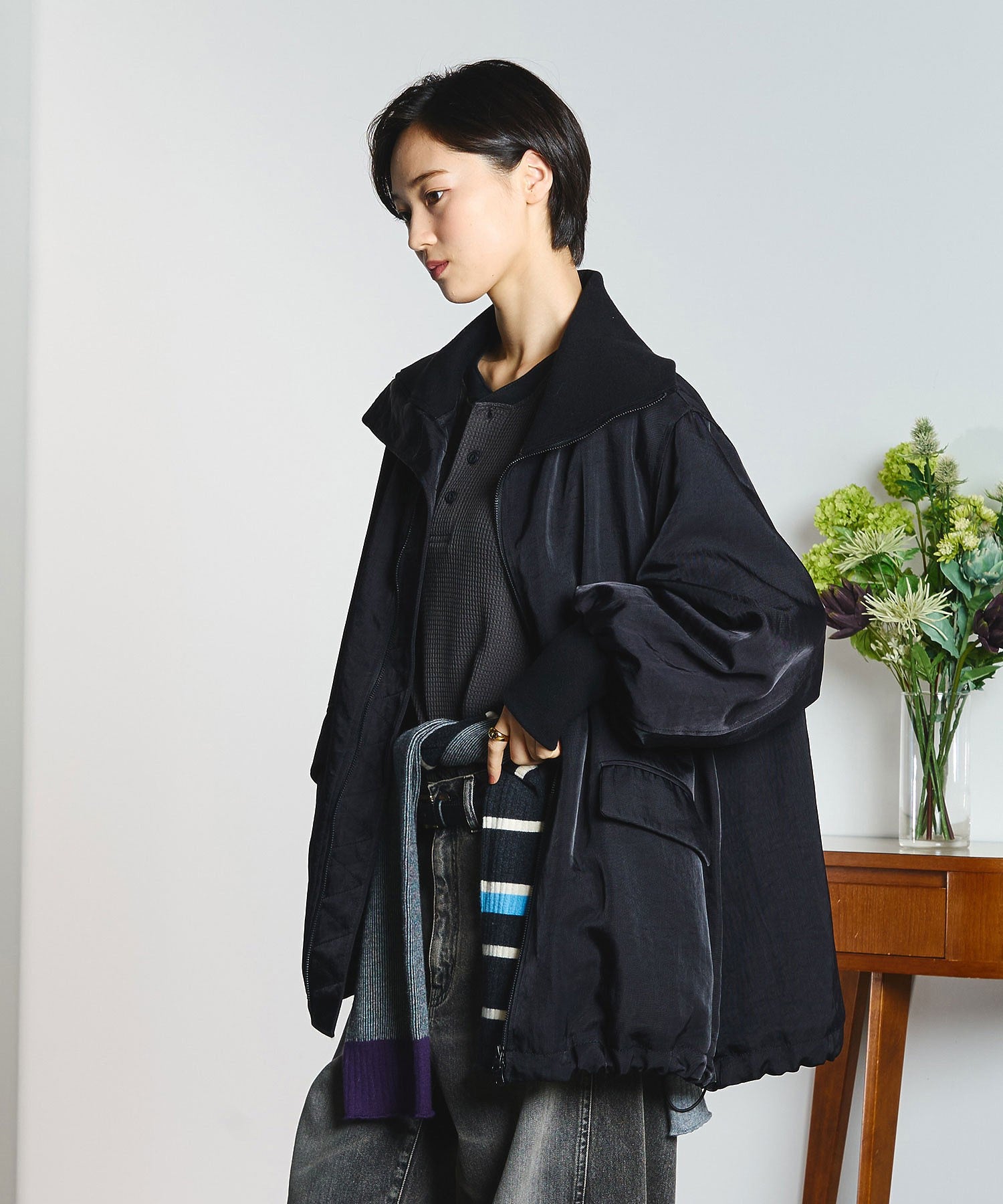 model:166cm 着用サイズ:S