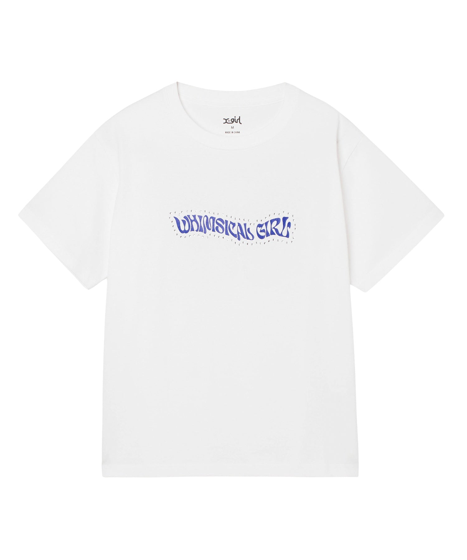 RHINESTONE AND BUTTERFLY LOGO S/S TEE