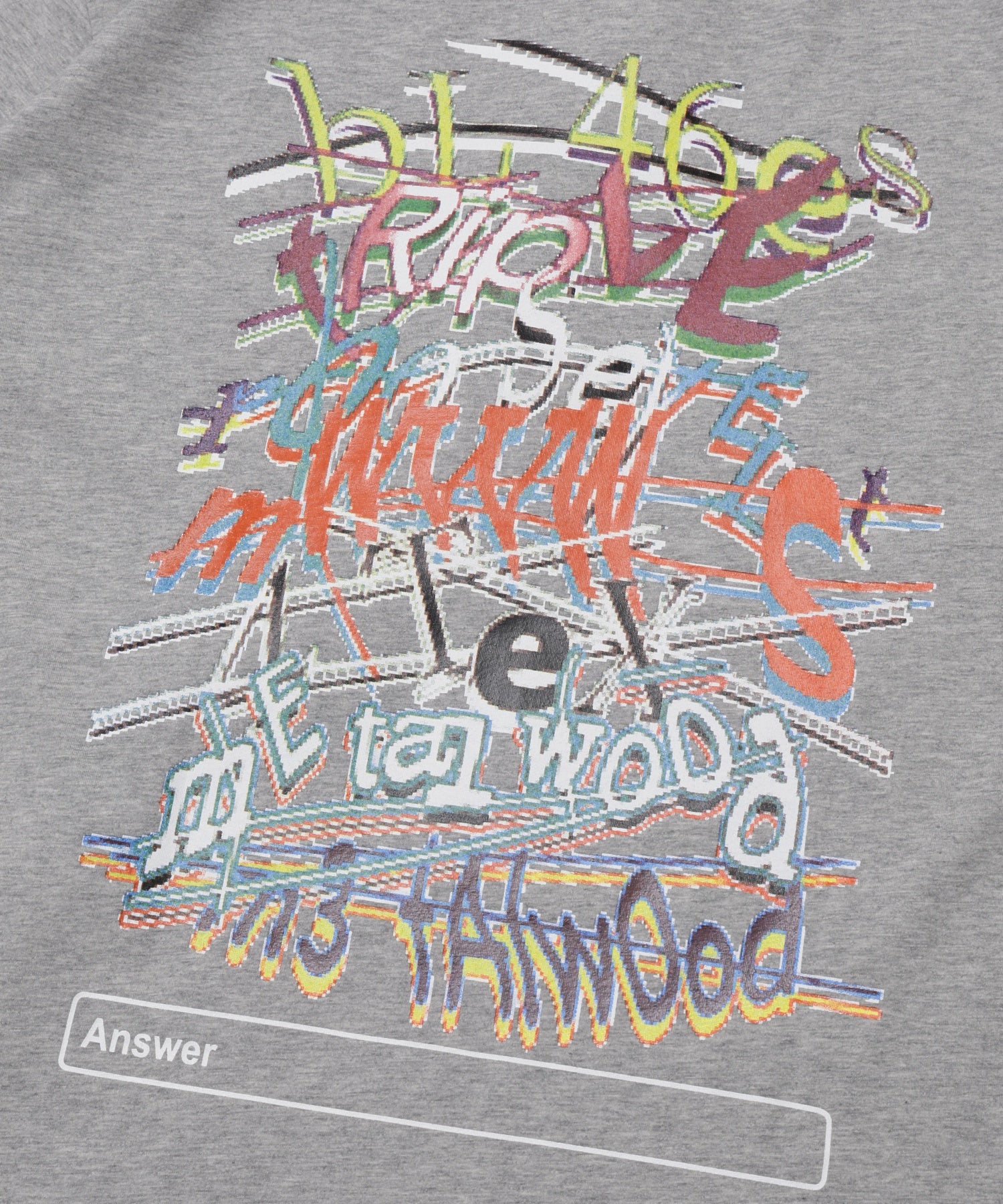 METALWOOD/メタルウッド スタジオ/CAPTCHA T-SHIRT 26SS-03-08