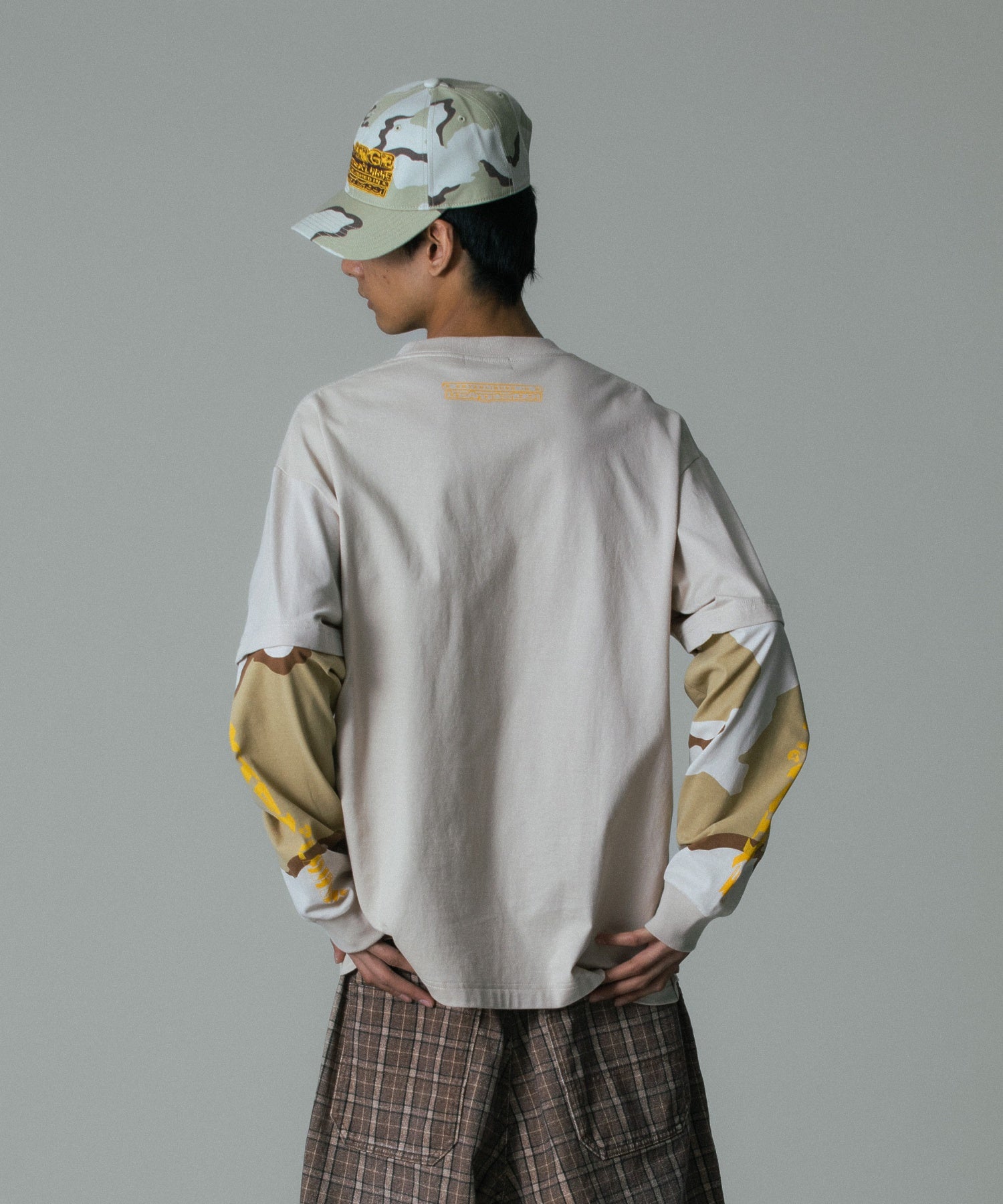 EXTRALARGE LAYERED L/S TEE