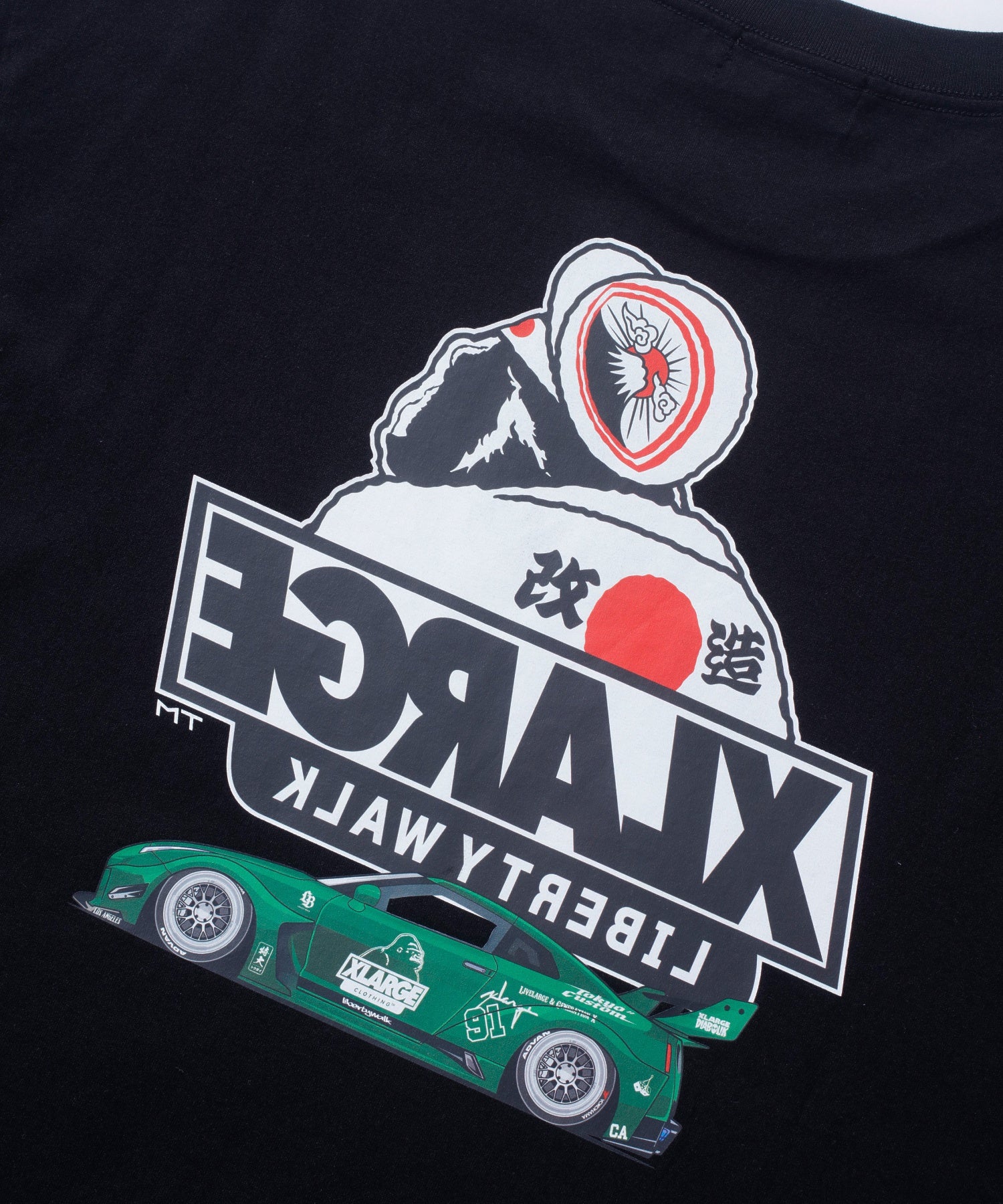 XLARGE×LIBERTY WALK BEHIND OG S/S TEE