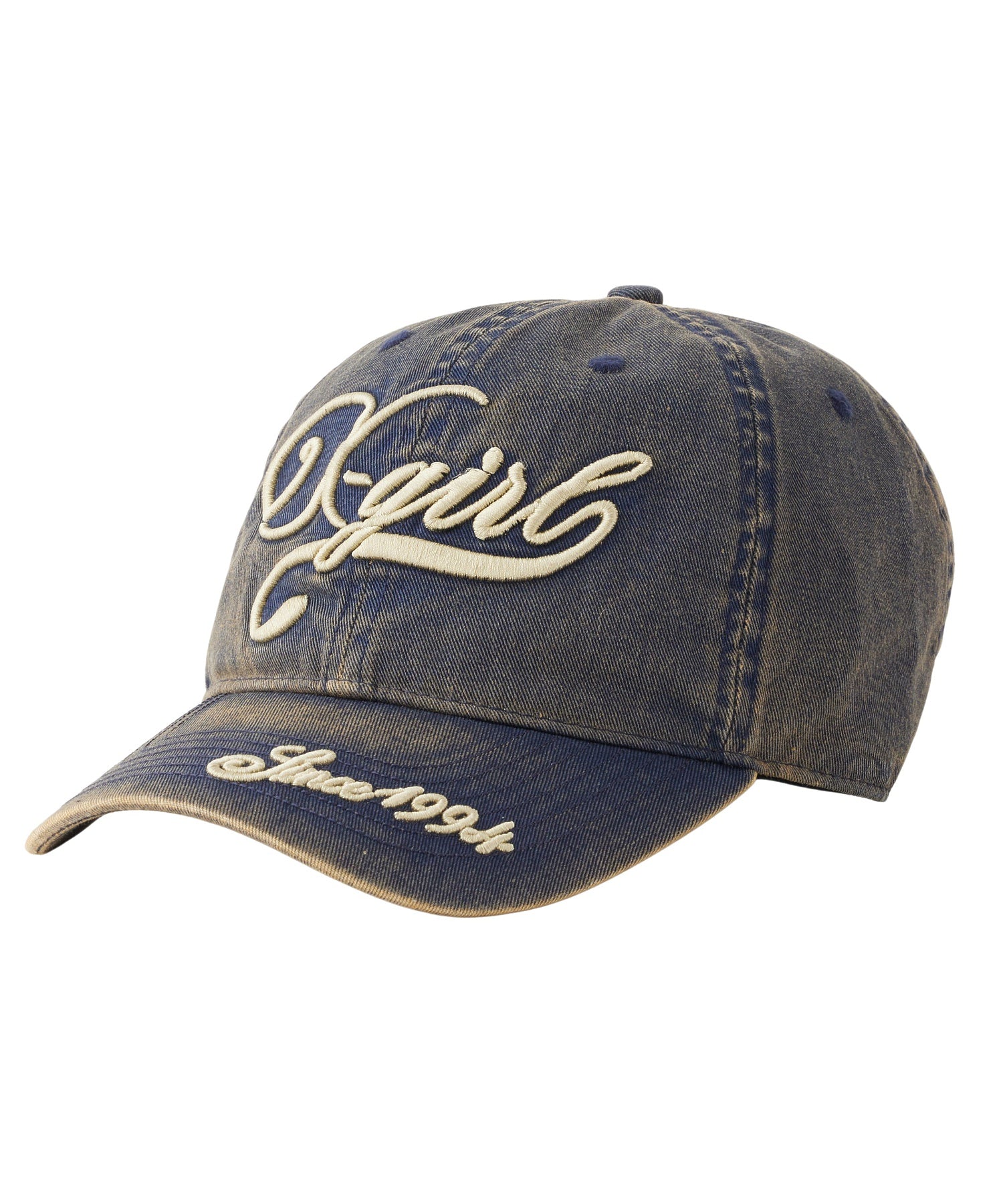 EMBROIDERED LOGO FADED 6PANEL CAP