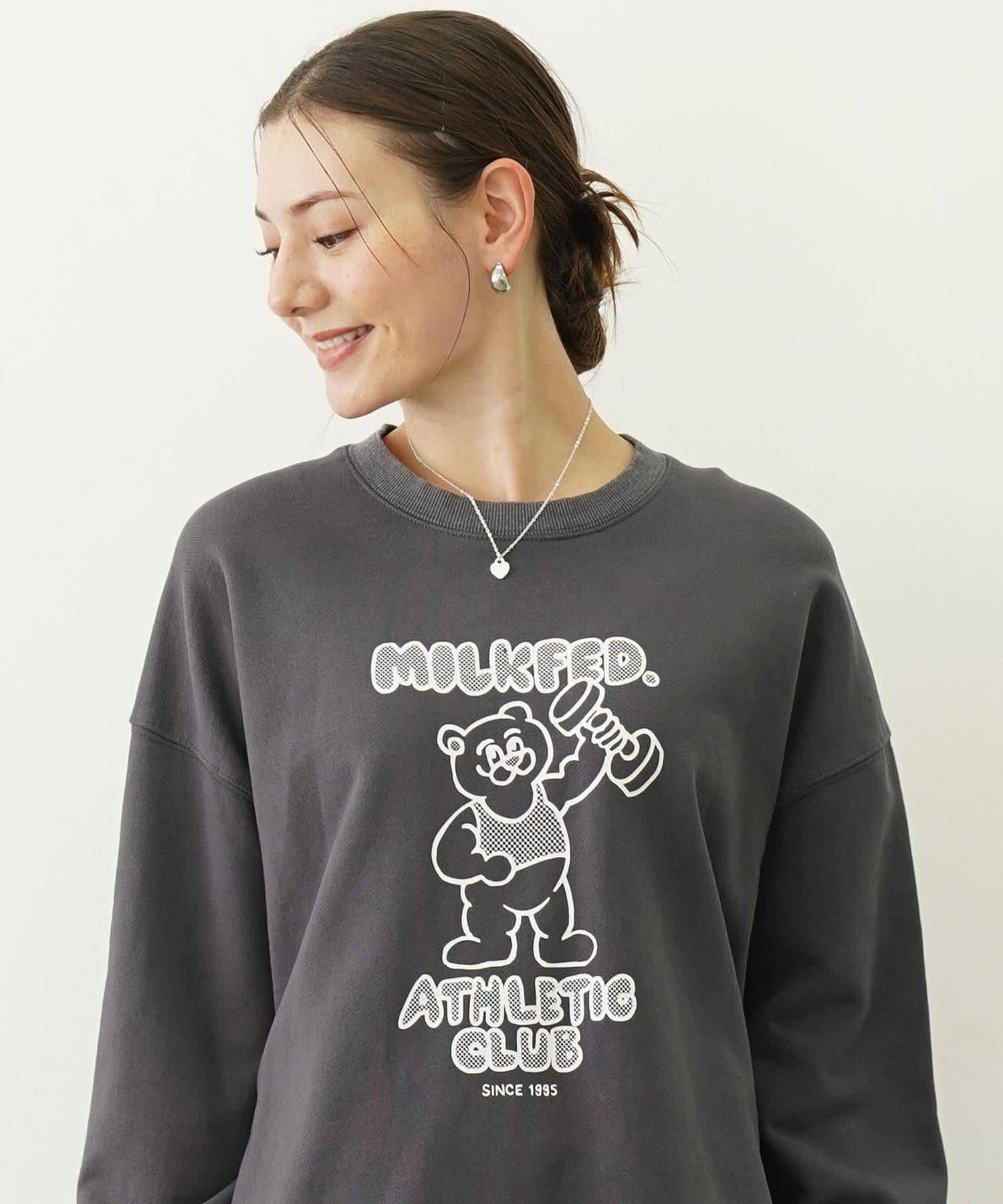 MILKFED. ATHLETIC CLUB SWEAT TOP