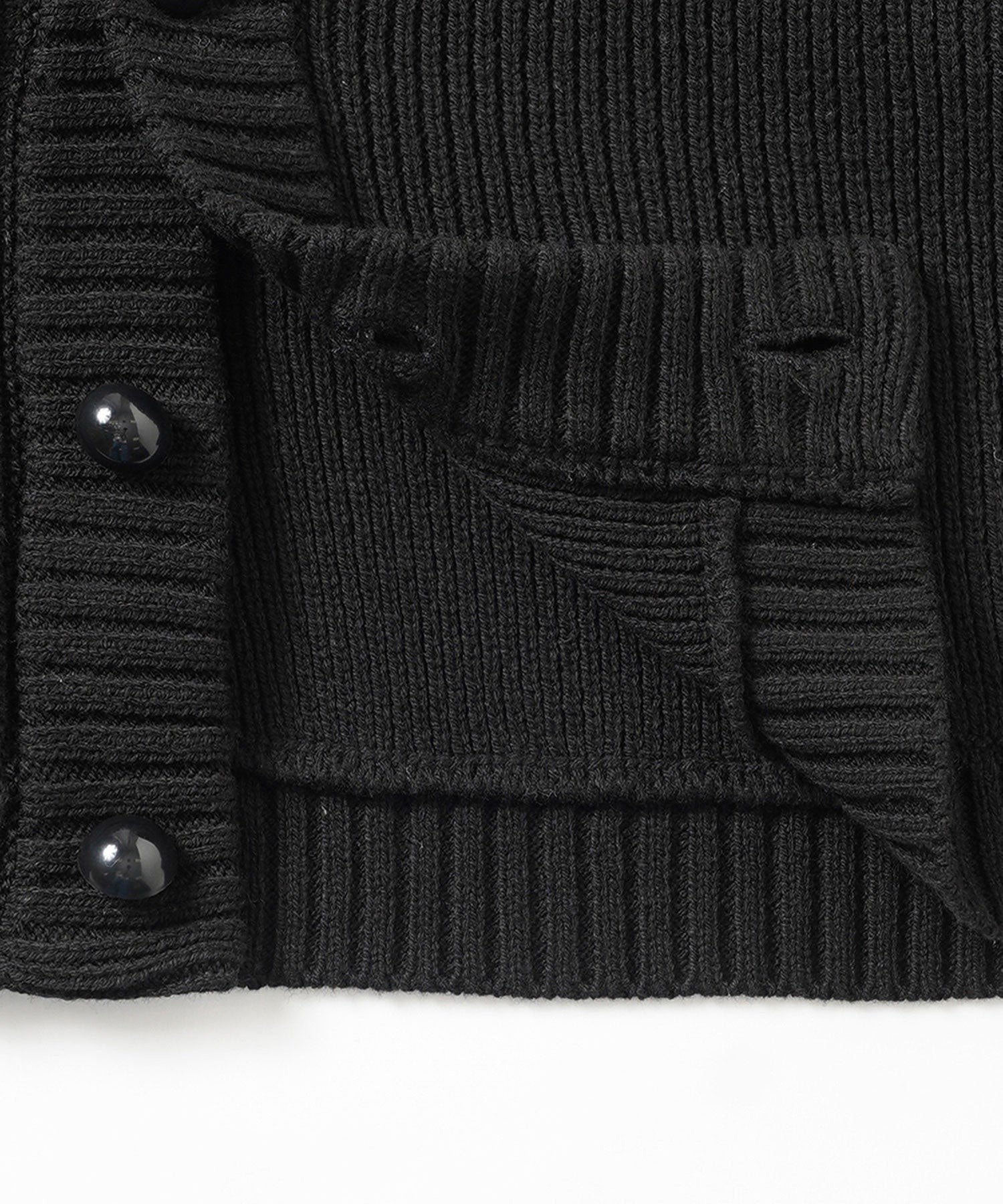 CONTRAST KNIT CARDIGAN X-girl
