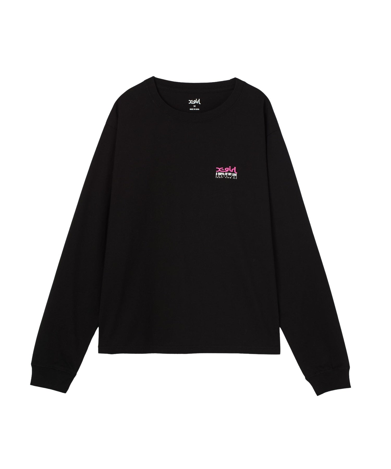 FACE BOX AND MESSAGE L/S TEE