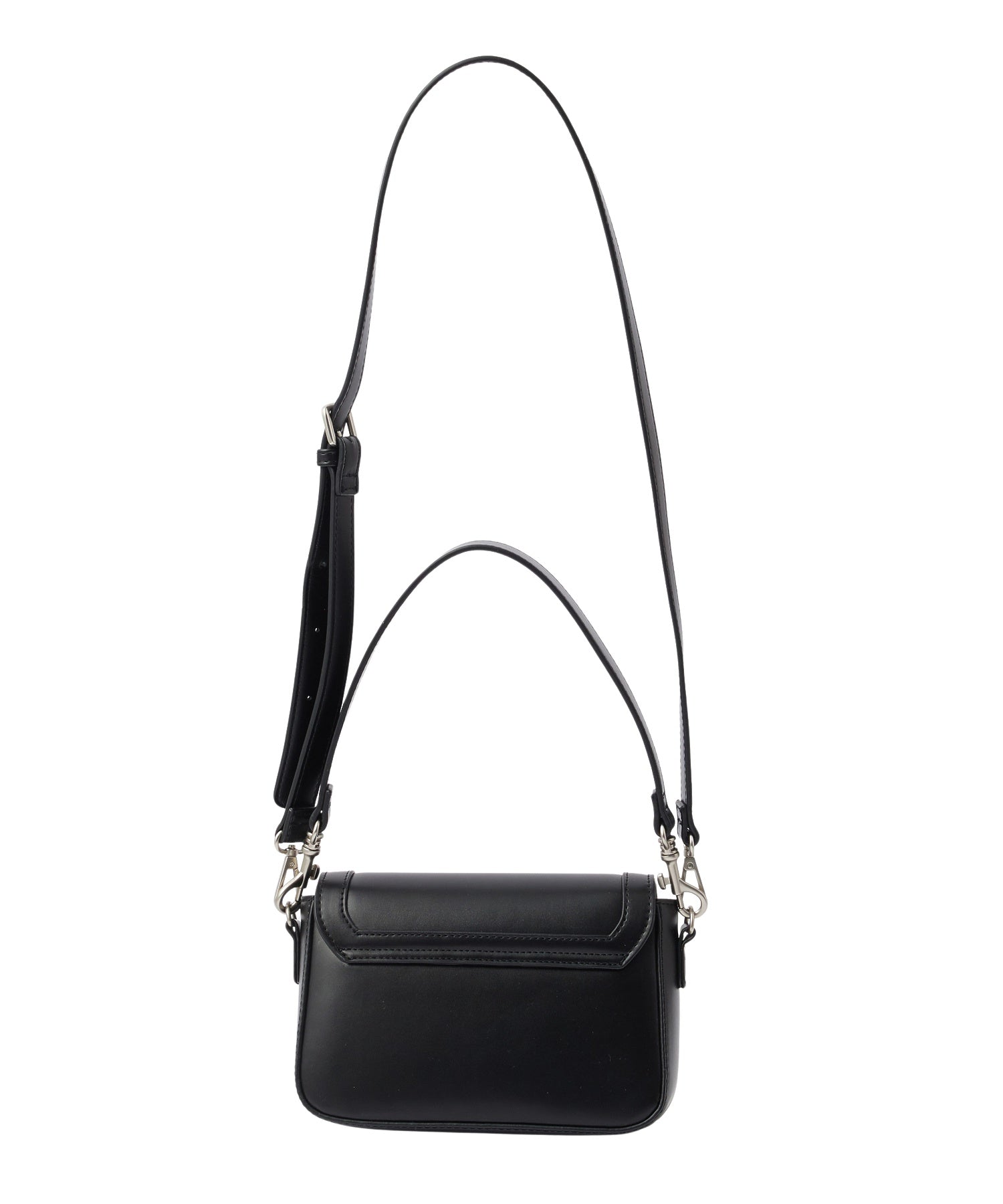 XG EMBLEM BUCKLE 2WAY FAUX LEATHER BAG