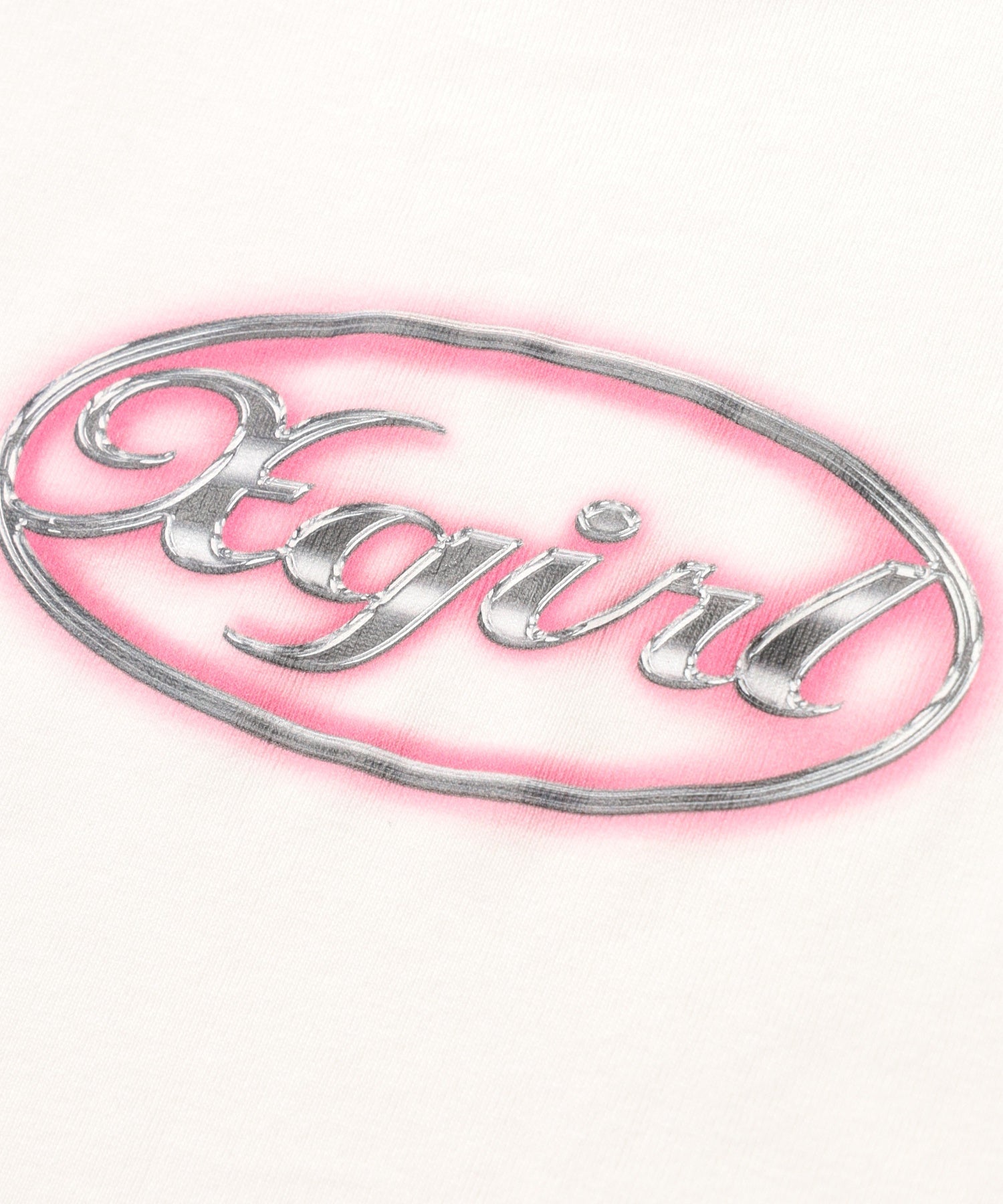 GLOW METAL OVAL LOGO RAGLAN S/S BABY TEE