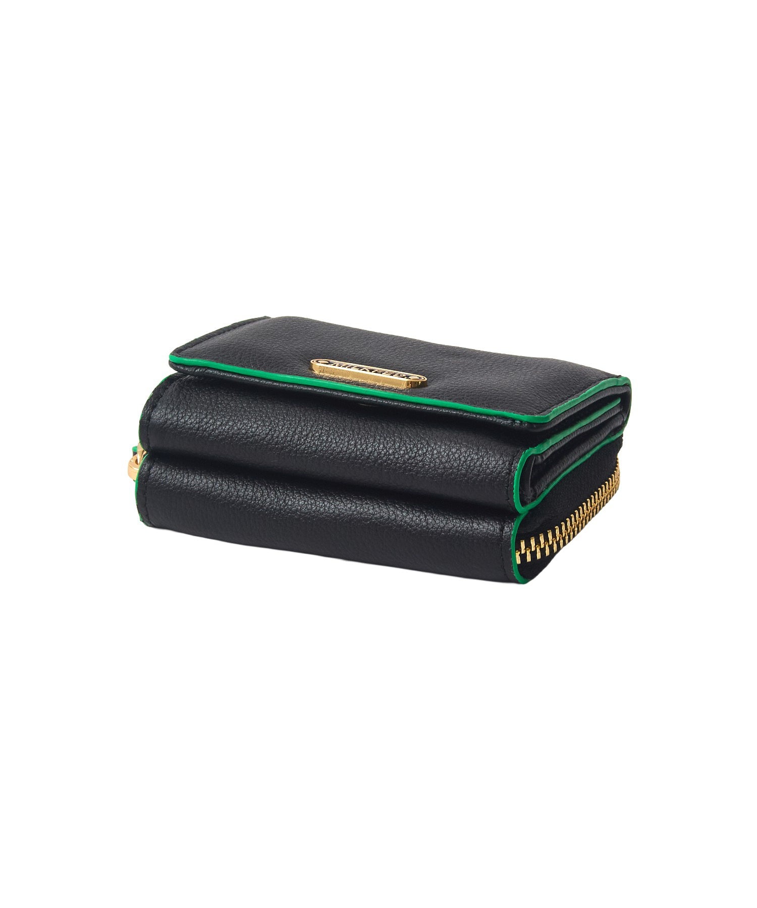 LOGO TRIFOLD LEATHER WALLET