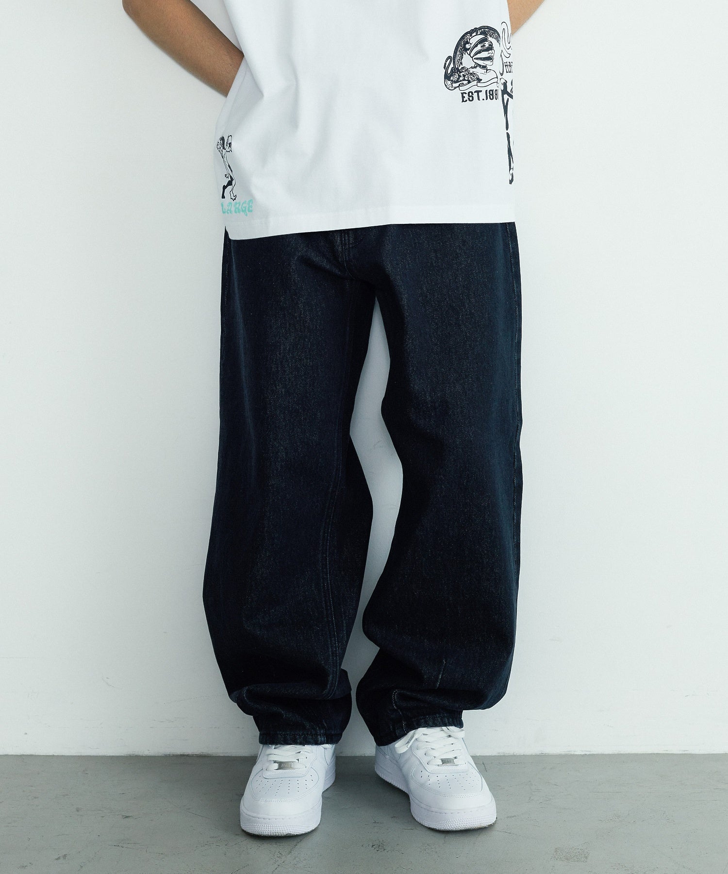 BALLOON DENIM PANTS