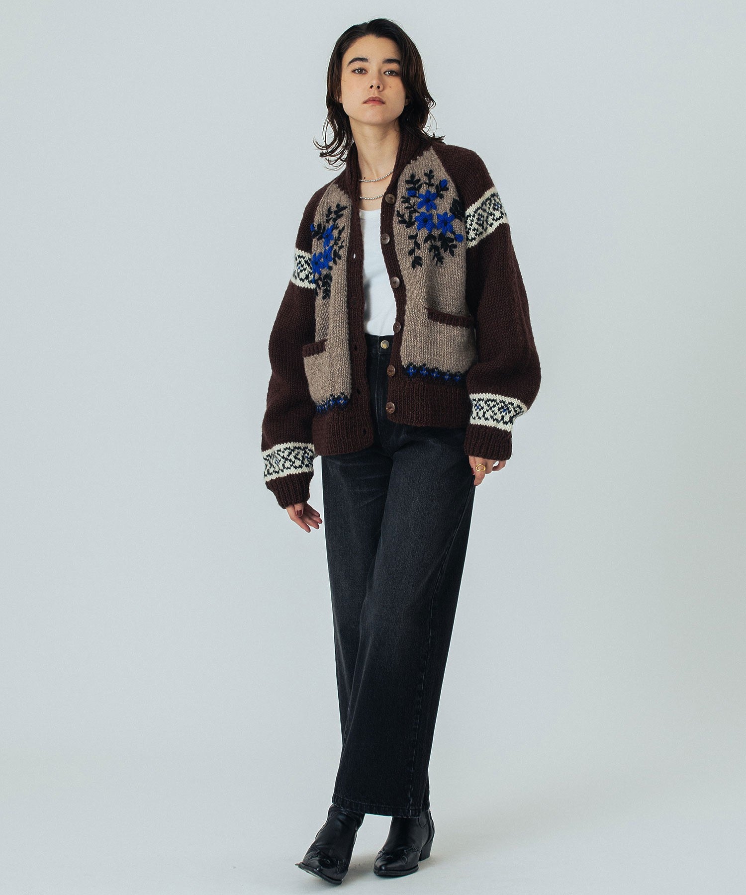 CREOLME/NEPAL KNIT CARDIGAN