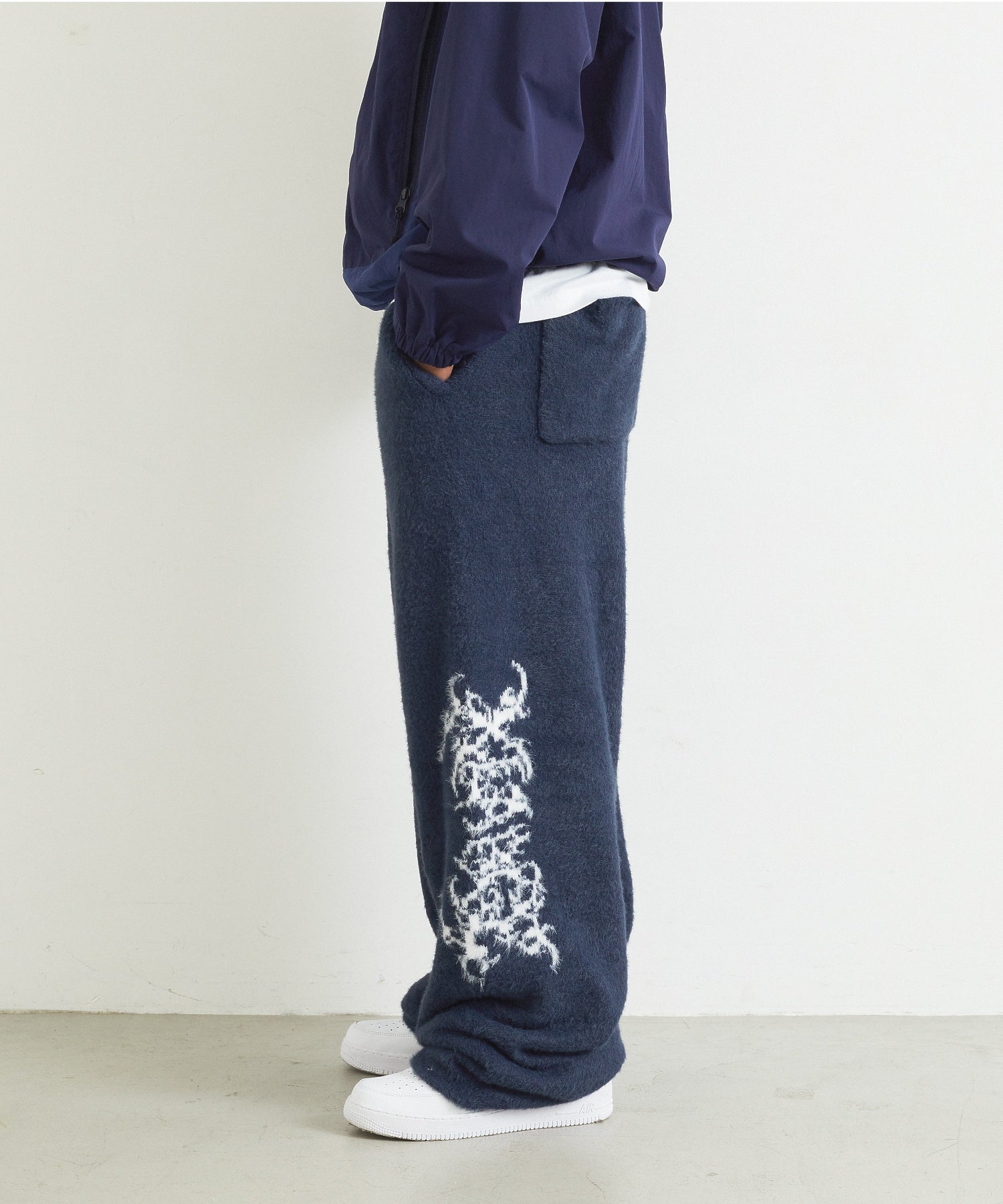 JACQUARD KNIT PANTS