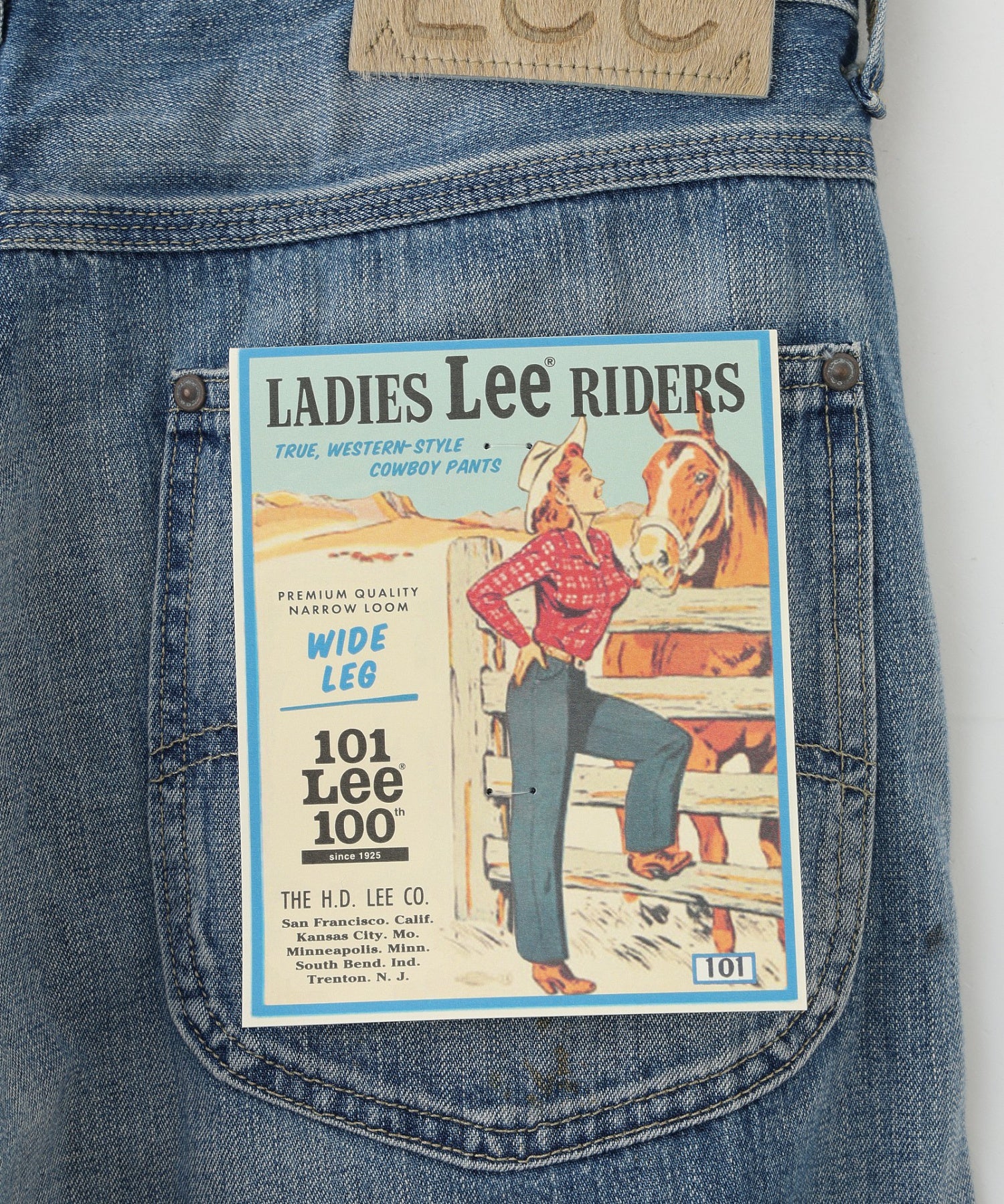 Lee/リー/WMNS RIDERS 101 WIDEPANTS LL1018-156