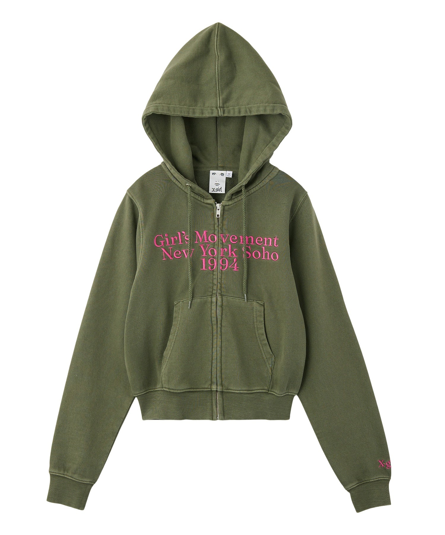 COLOR SCHEME COMPACT ZIP UP HOODIE