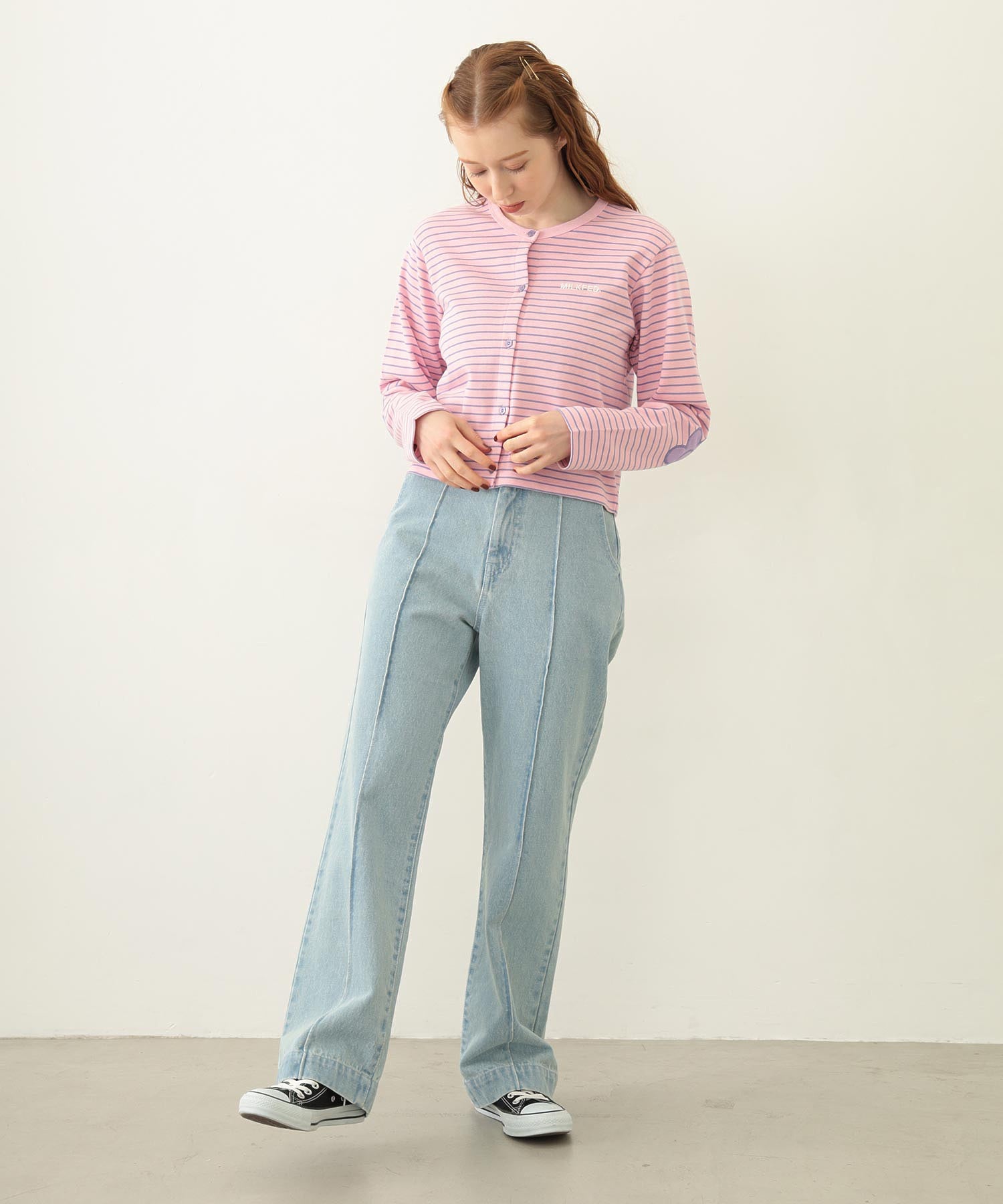 FLOWER ELBOW CARDIGAN