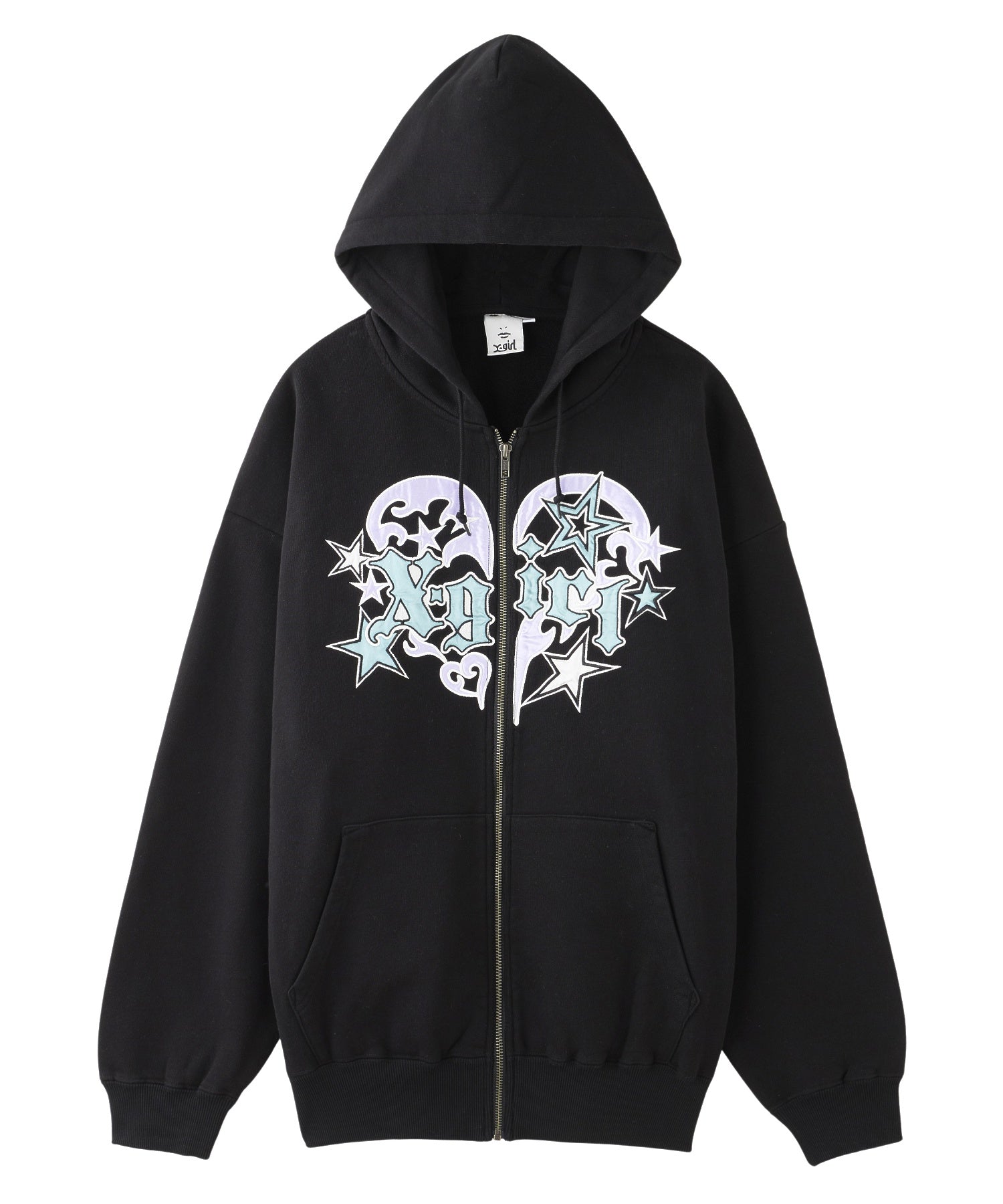 TRIBAL HEART ZIP UP SWEAT HOODIE