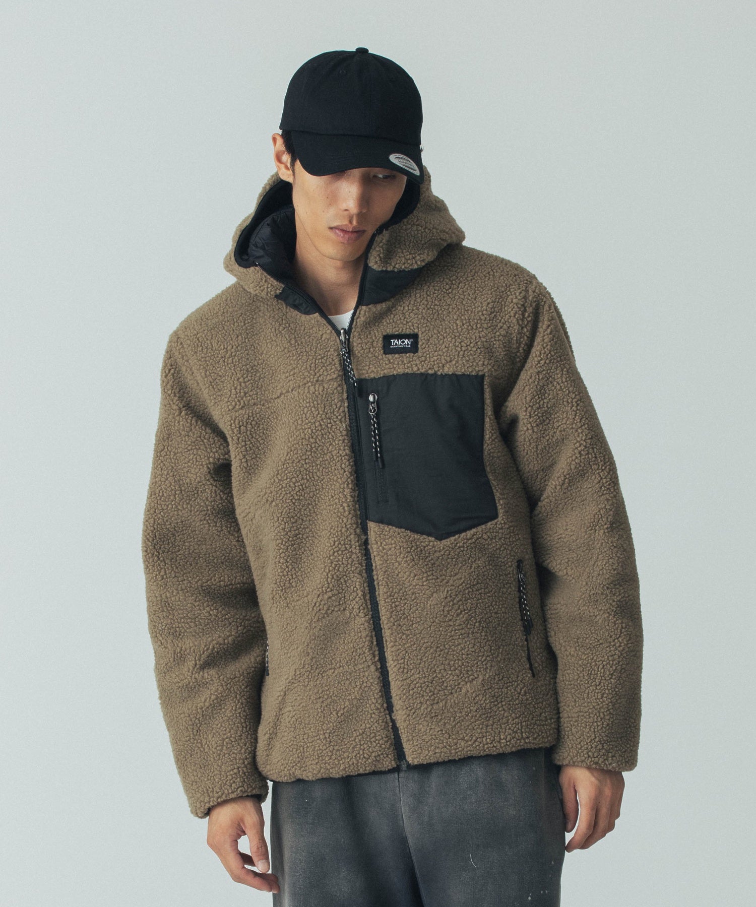 TAION/タイオン/MOUNTAIN R/S DOWN×BOA HOODIE/TAION-R106MB