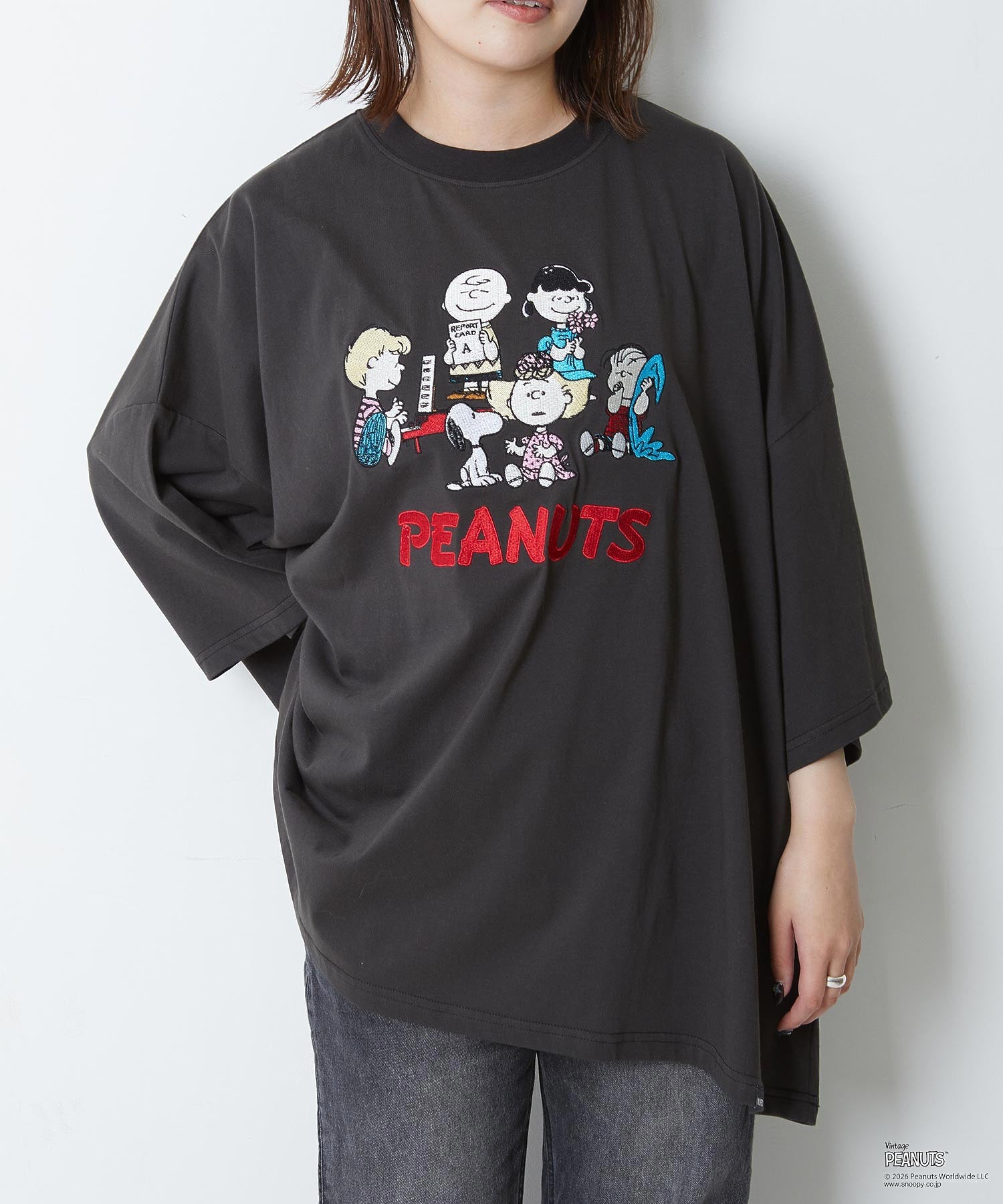 MILKFED. × PEANUTS / PEANUTS GANG BIG S/S TEE