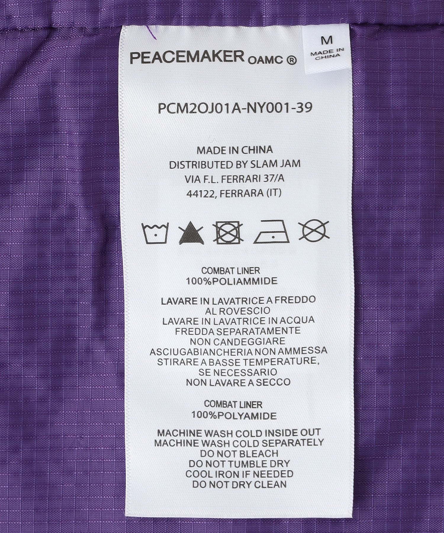 PEACEMAKER/ピースメーカー/Combat Liner PCM2OJ01ANY00139