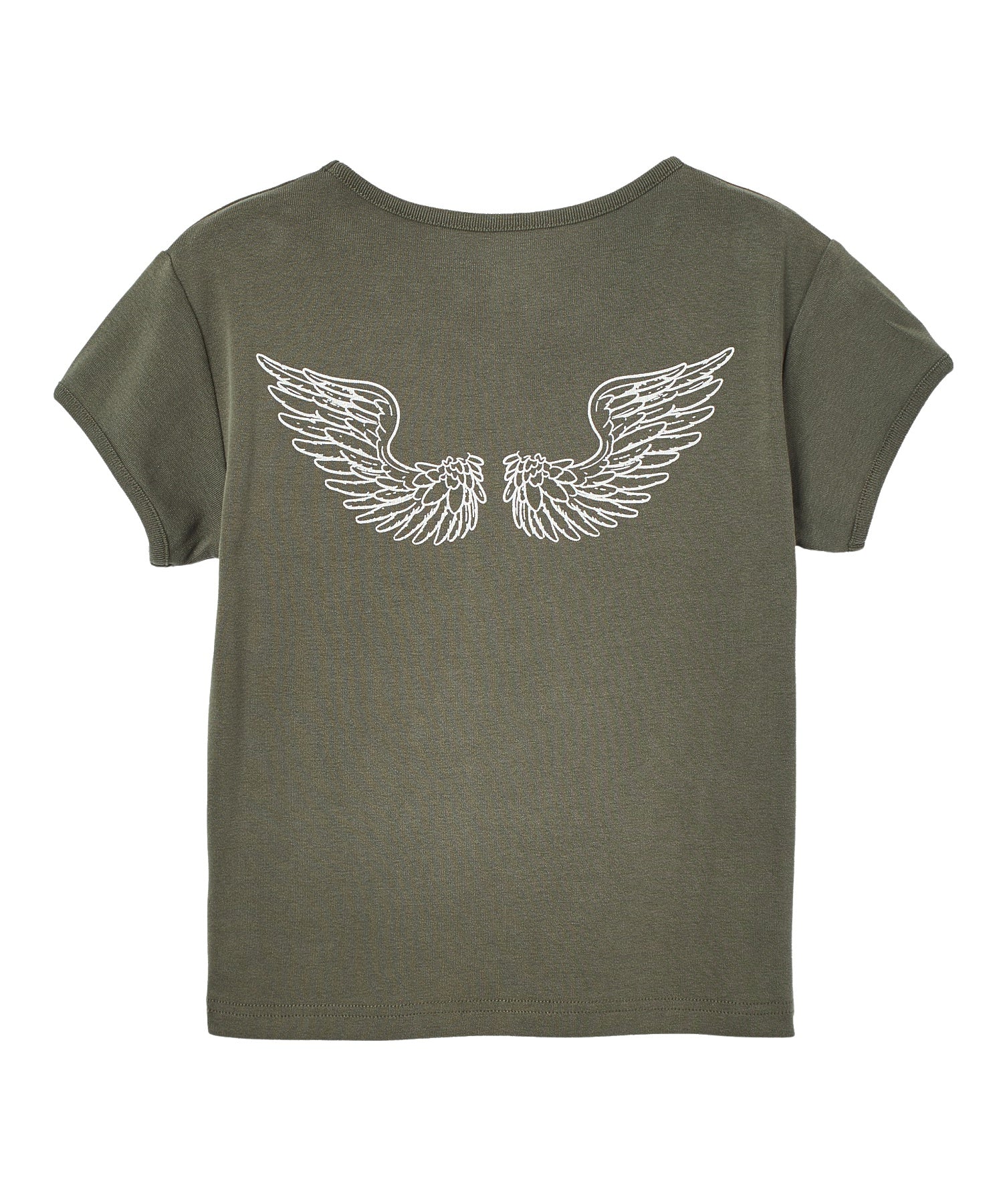 FADED ANGEL WING S/S BABY TEE