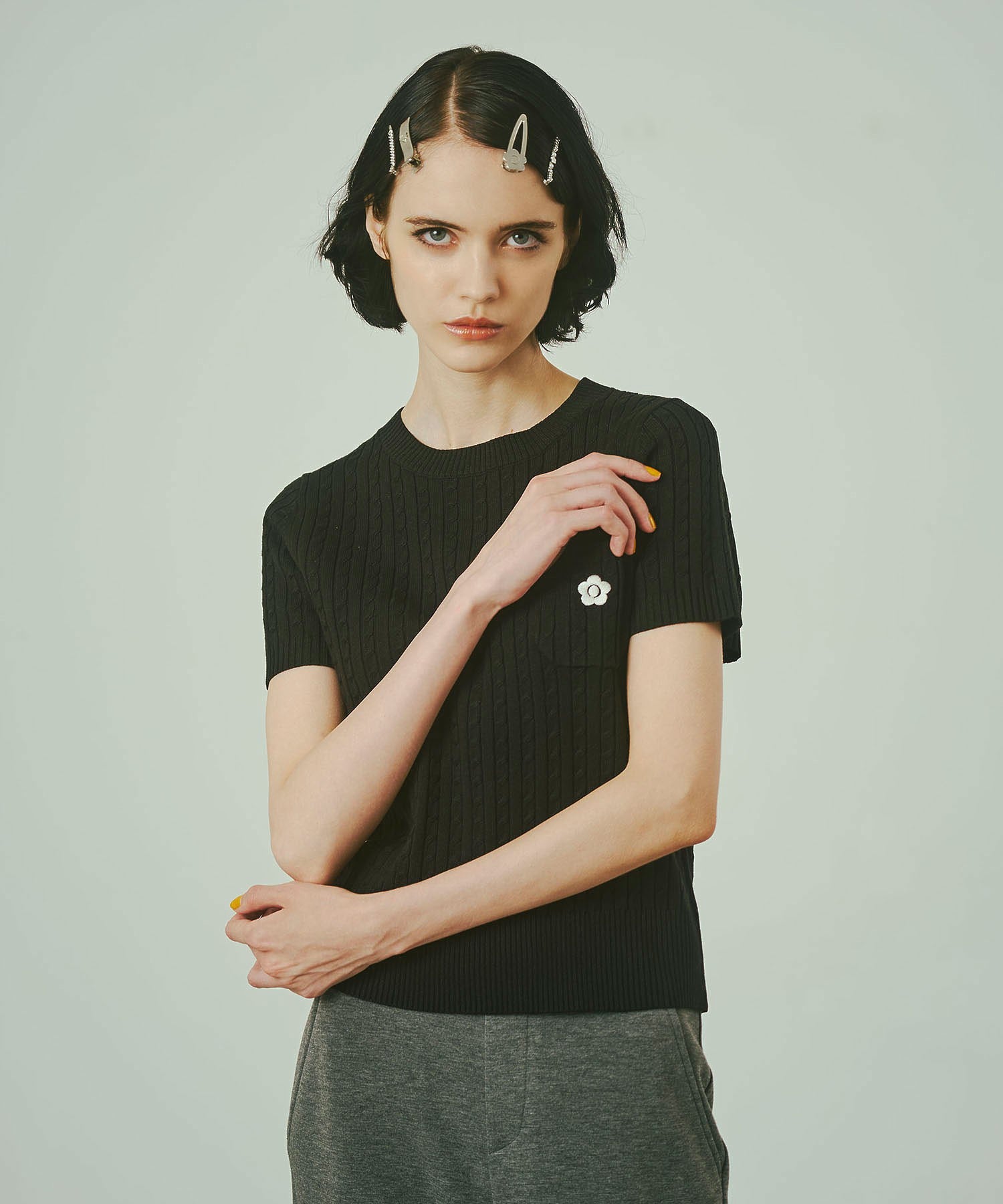 MARY QUANT/METAL CHAIN HAIR PIN SET