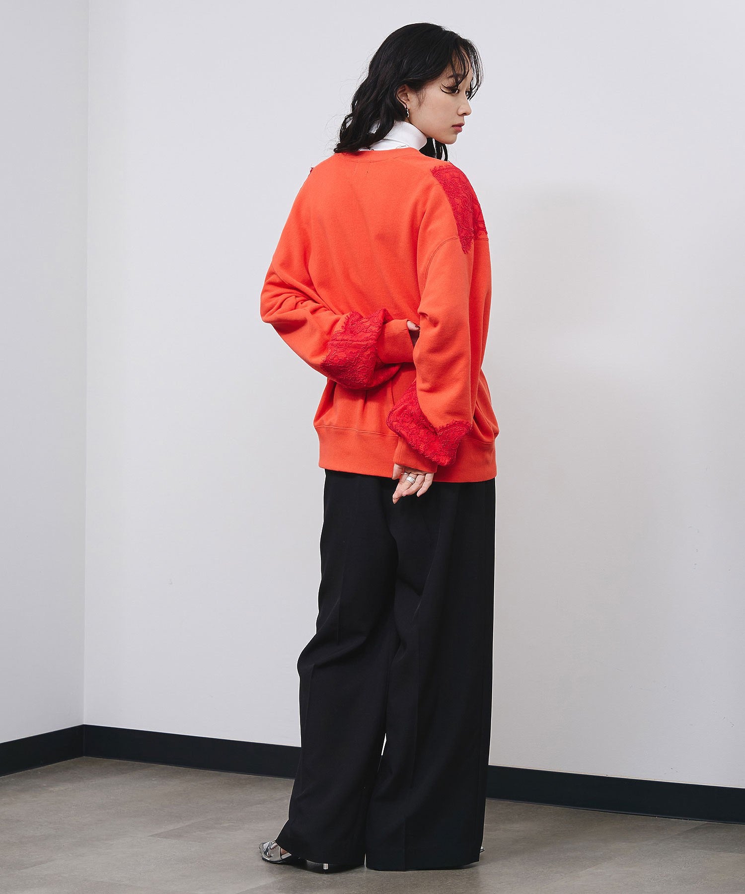 model:161cm 着用サイズ:M