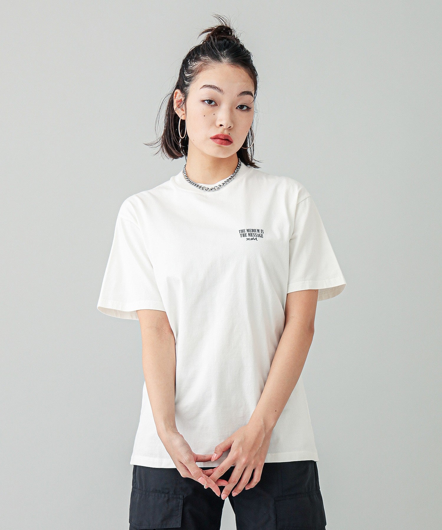 VINTAGE LABEL FACE LOGO S/S TEE