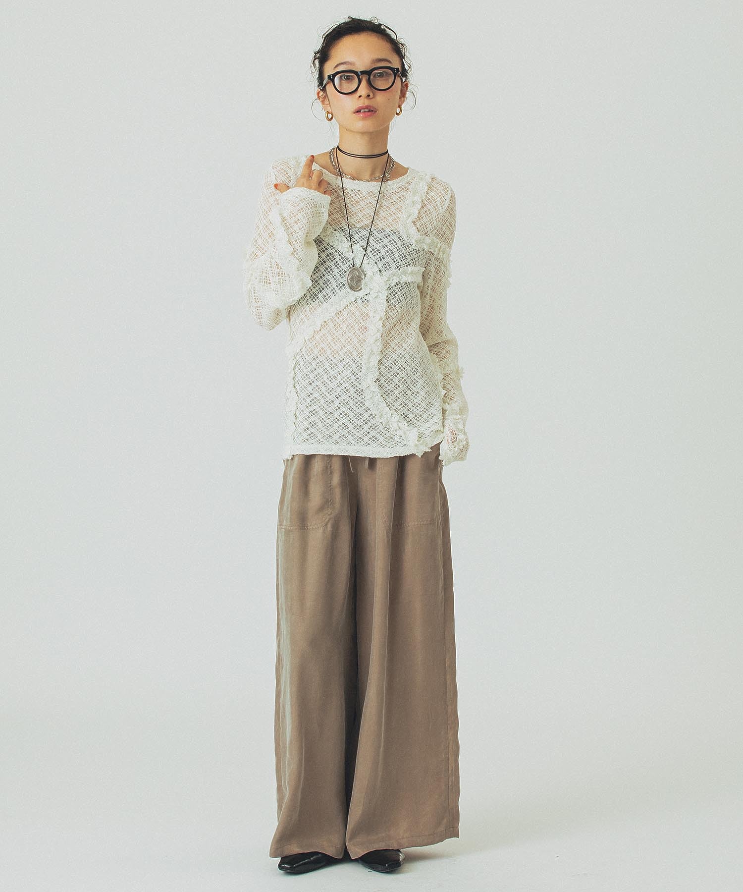 model:161cm 着用サイズ:ONE SIZE