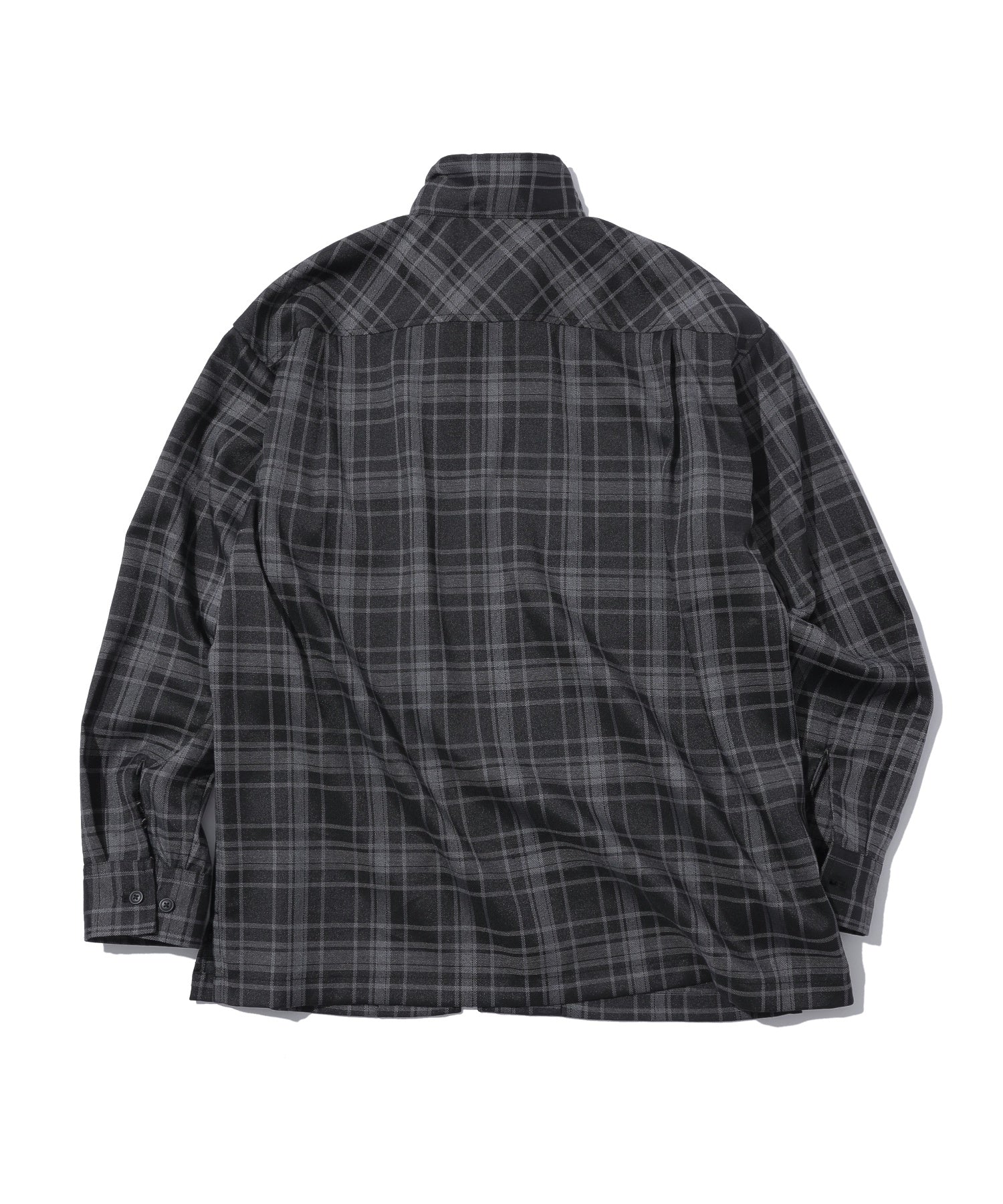 FULL ZIP PLAID SHIRT