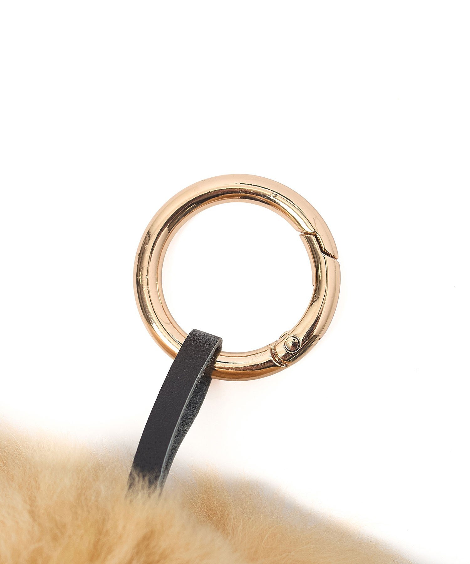 COSY/SMALL BEAR HEAD BABY ALPACA KEY RING