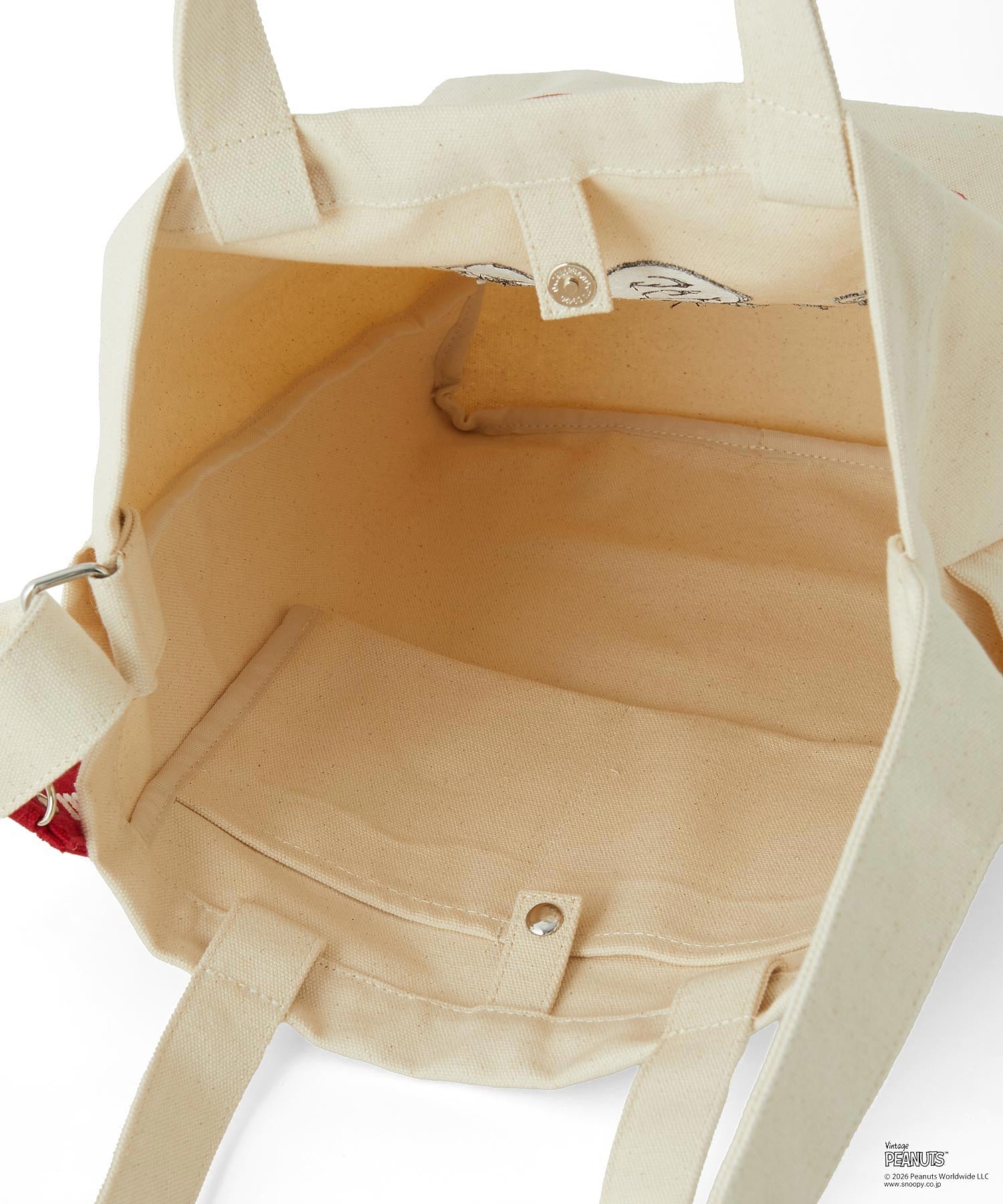 MILKFED. × PEANUTS / PEANUTS GANG BIG CANVAS TOTE