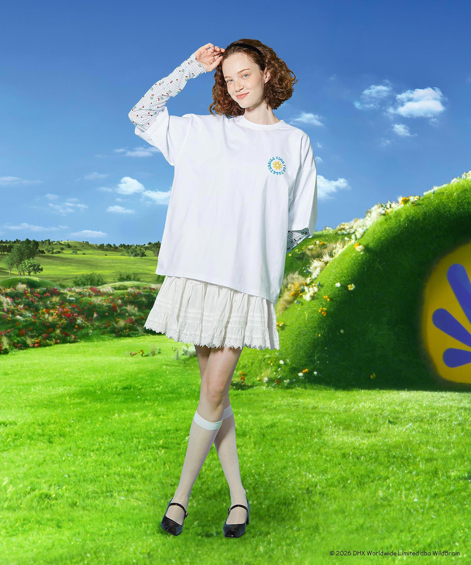 MILKFED. / TELETUBBIES BACK VIEW WIDE S/S TEE