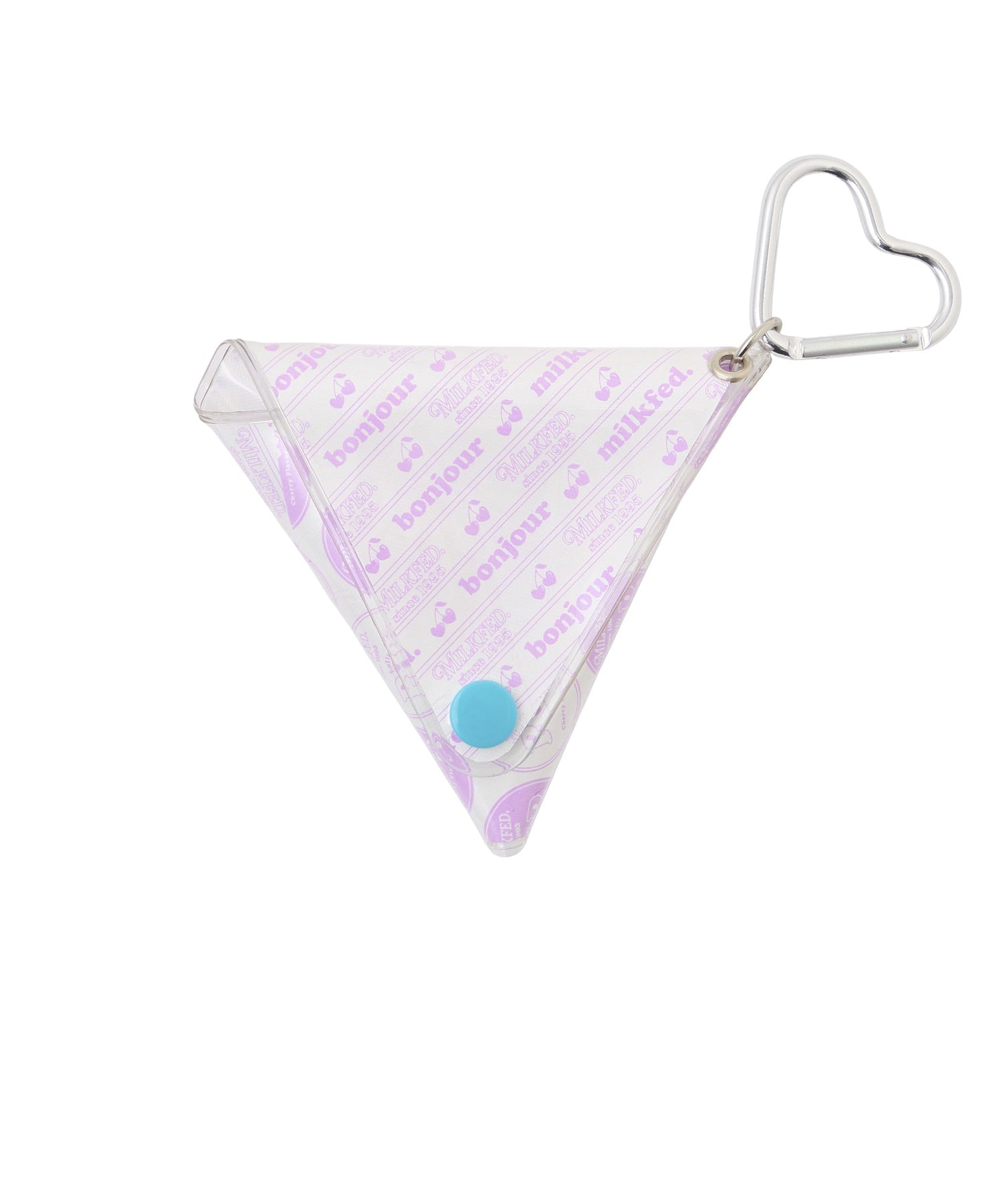 CHERRIES PRINT PVC TRIANGULAR CASE