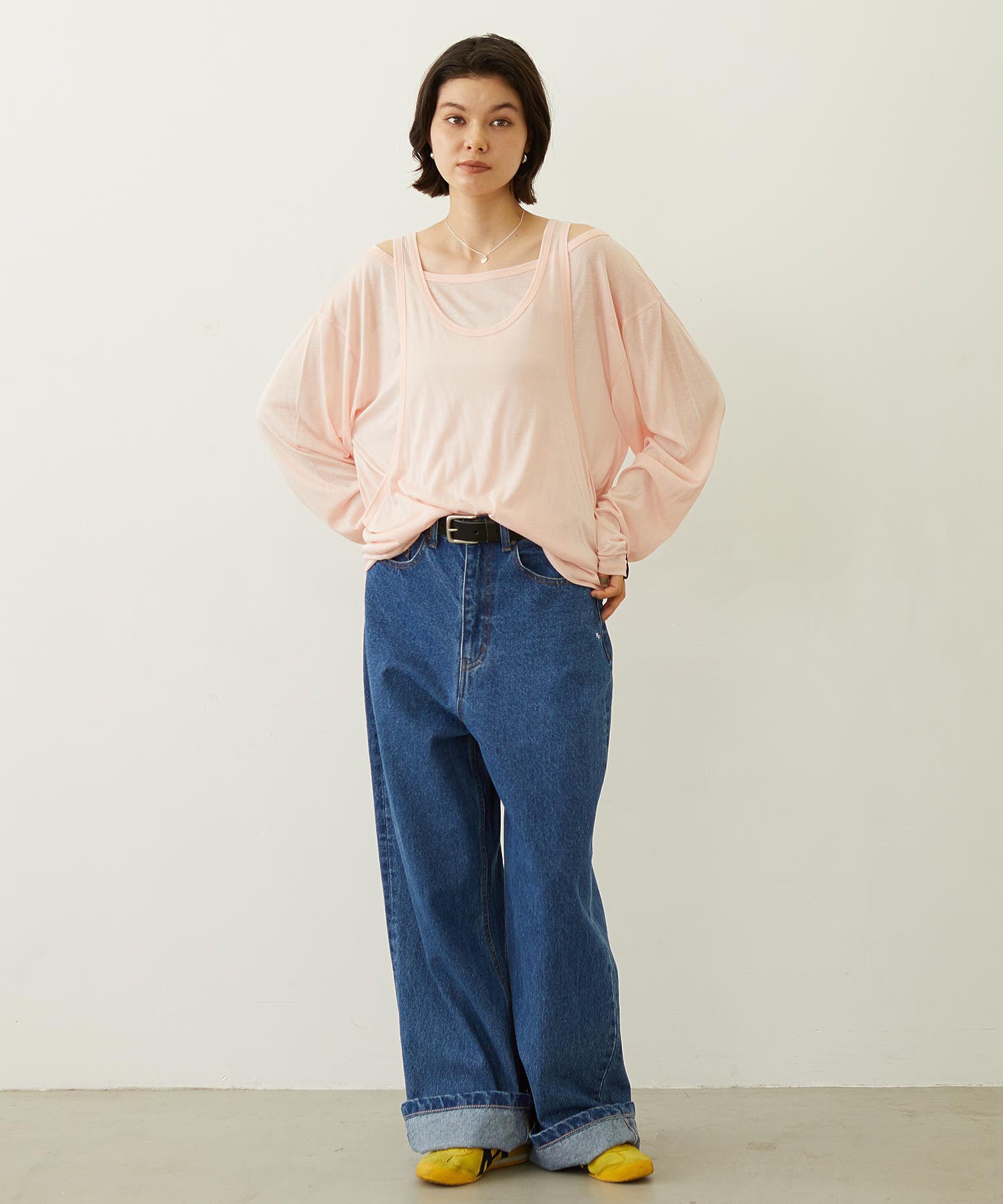 LAYERED LOOK L/S TOP