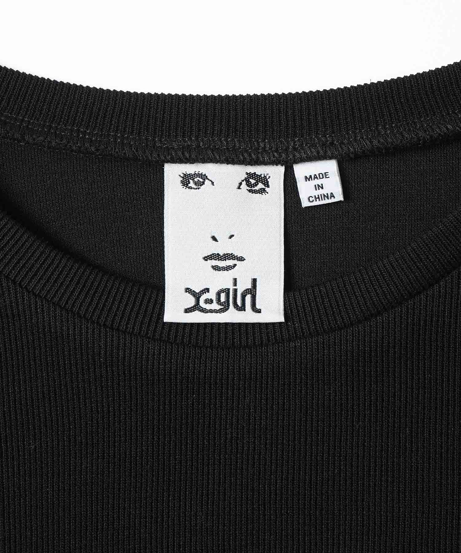 DETACHABLE RIB TOP X-girl