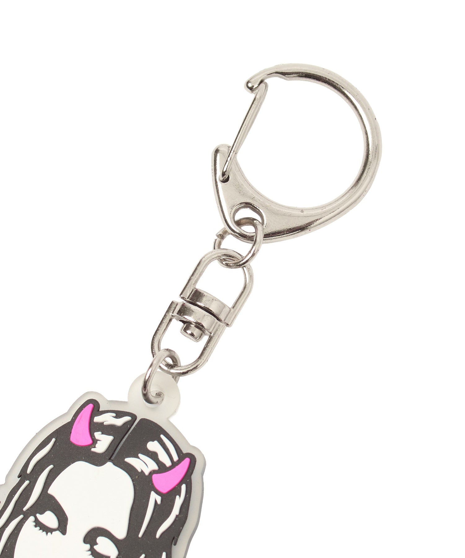 DEVIL FACE RUBBER KEY CHARM