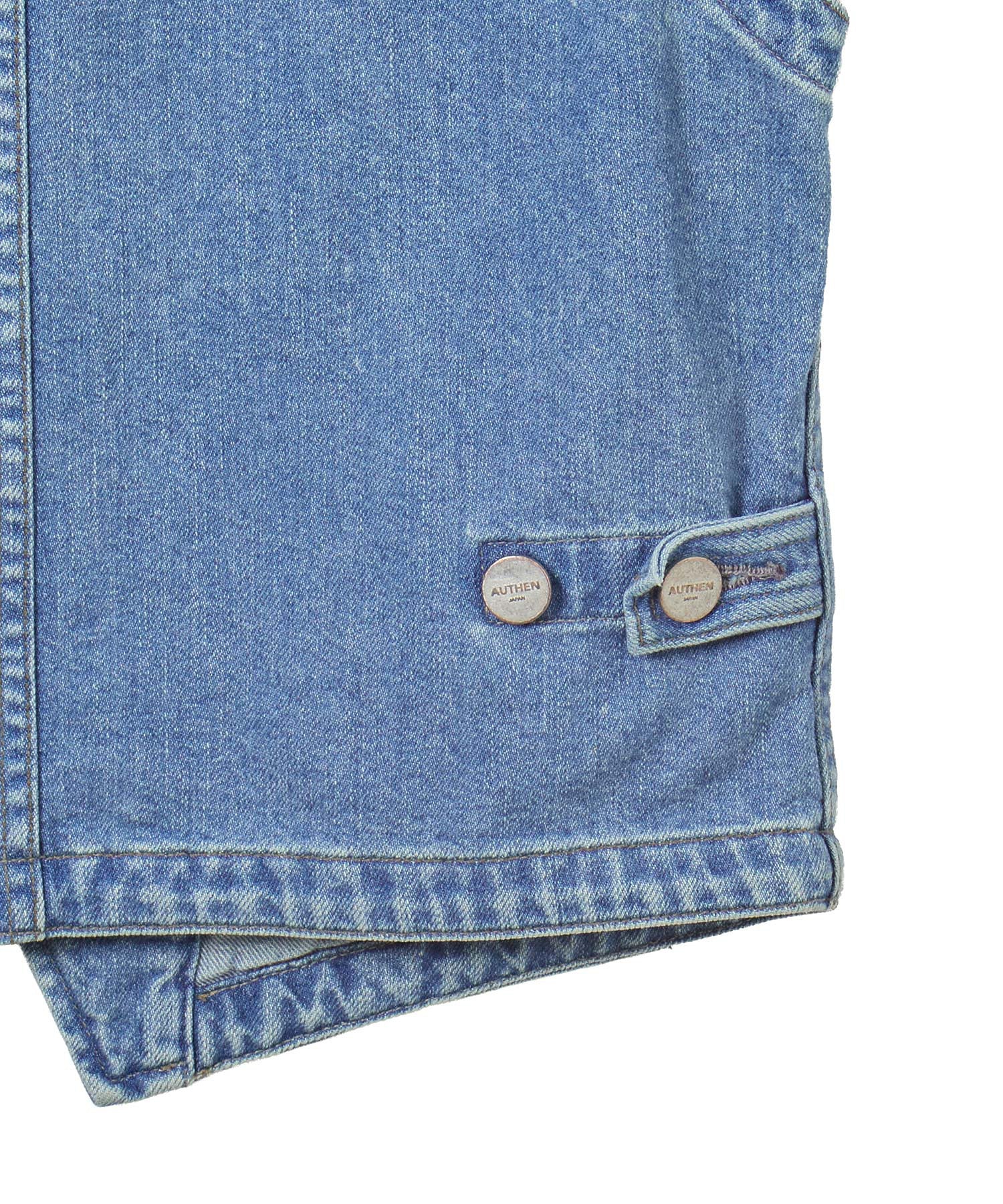 AUTHEN/SLIKNIZED DENIM VEST