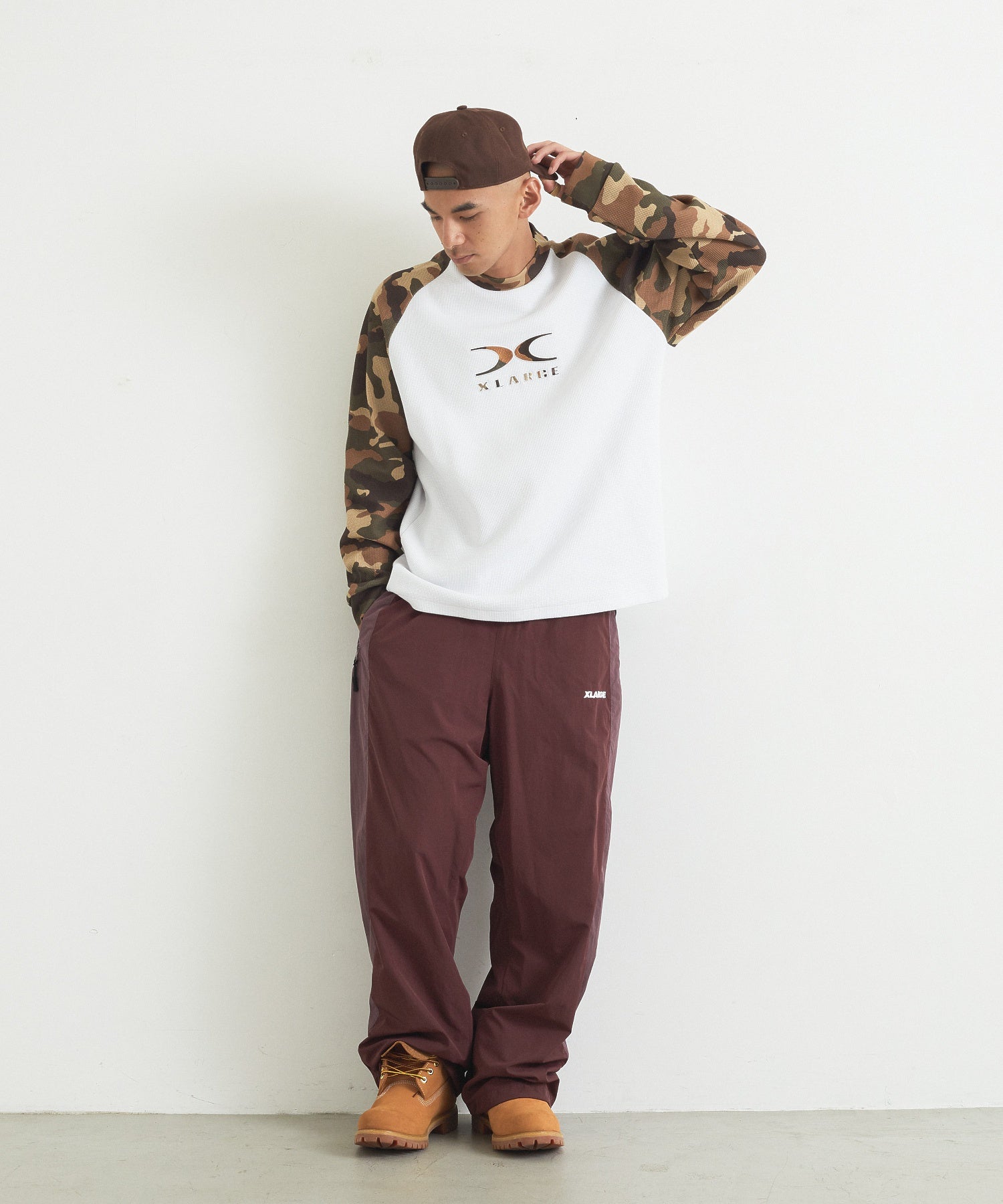 NYLON PANELED PANTS